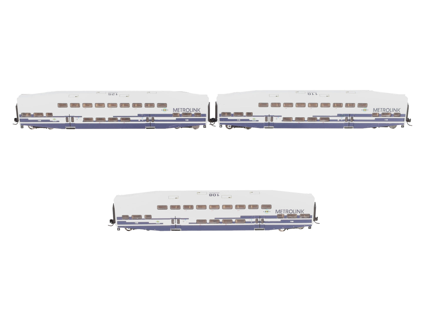Athearn 10174 N Metrolink Bombardier Coach (Set of 3)