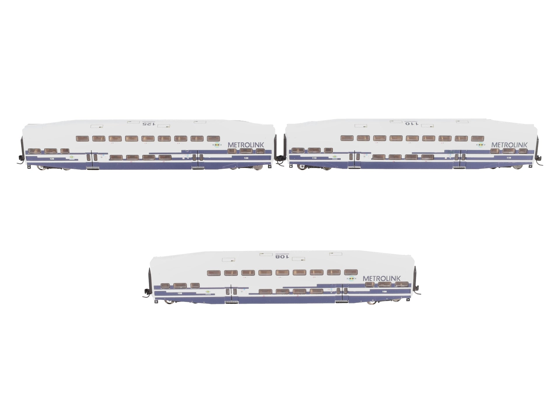 Athearn 10174 N Metrolink Bombardier Coach (Set of 3)