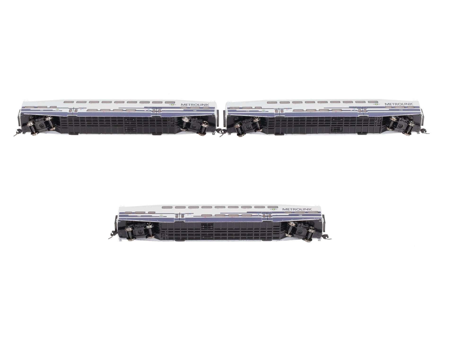 Athearn 10174 N Metrolink Bombardier Coach (Set of 3)