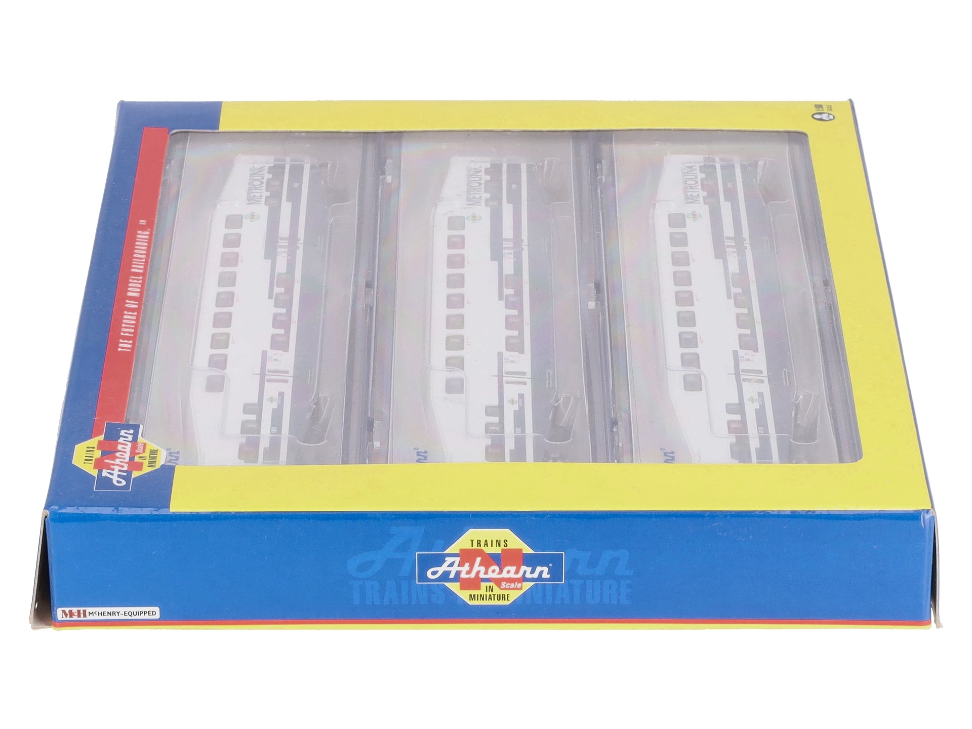 Athearn 10178 N Scale Metrolink Bombardier Coach (Set of 3) EX/Box