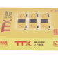 Micro-Trains 99301850 N TTX 60' Rib Side High-Cube Boxcar 3-Pack