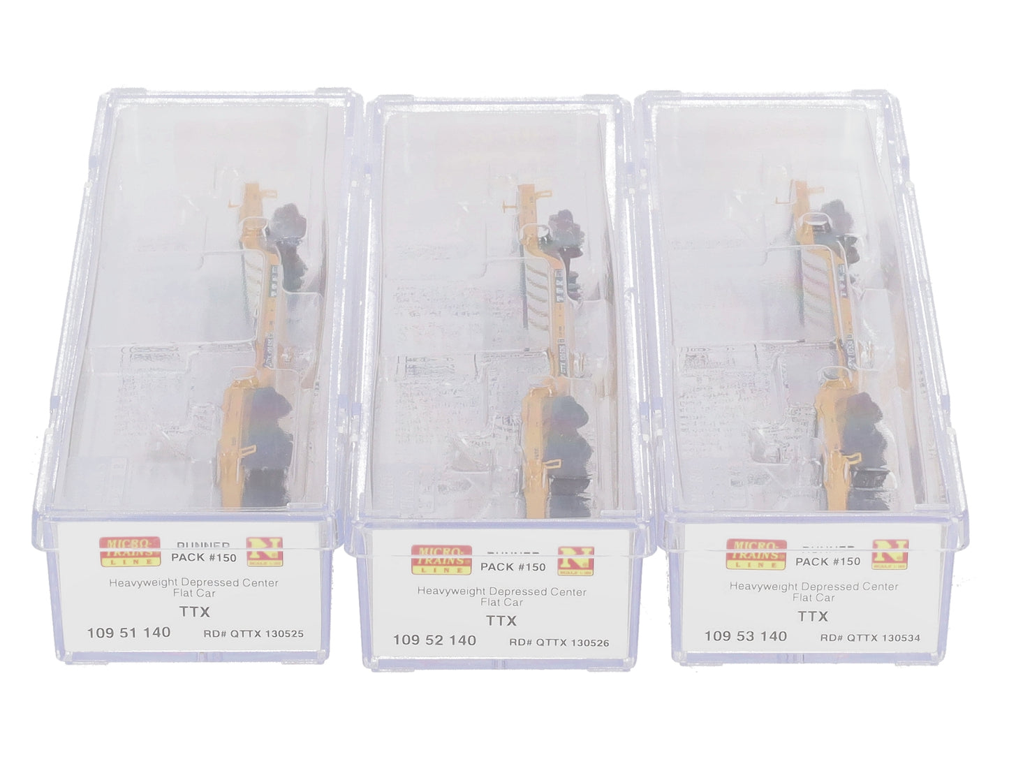 Micro-Trains 99300150 N Scale TTX 3-Car Runner Pack NIB