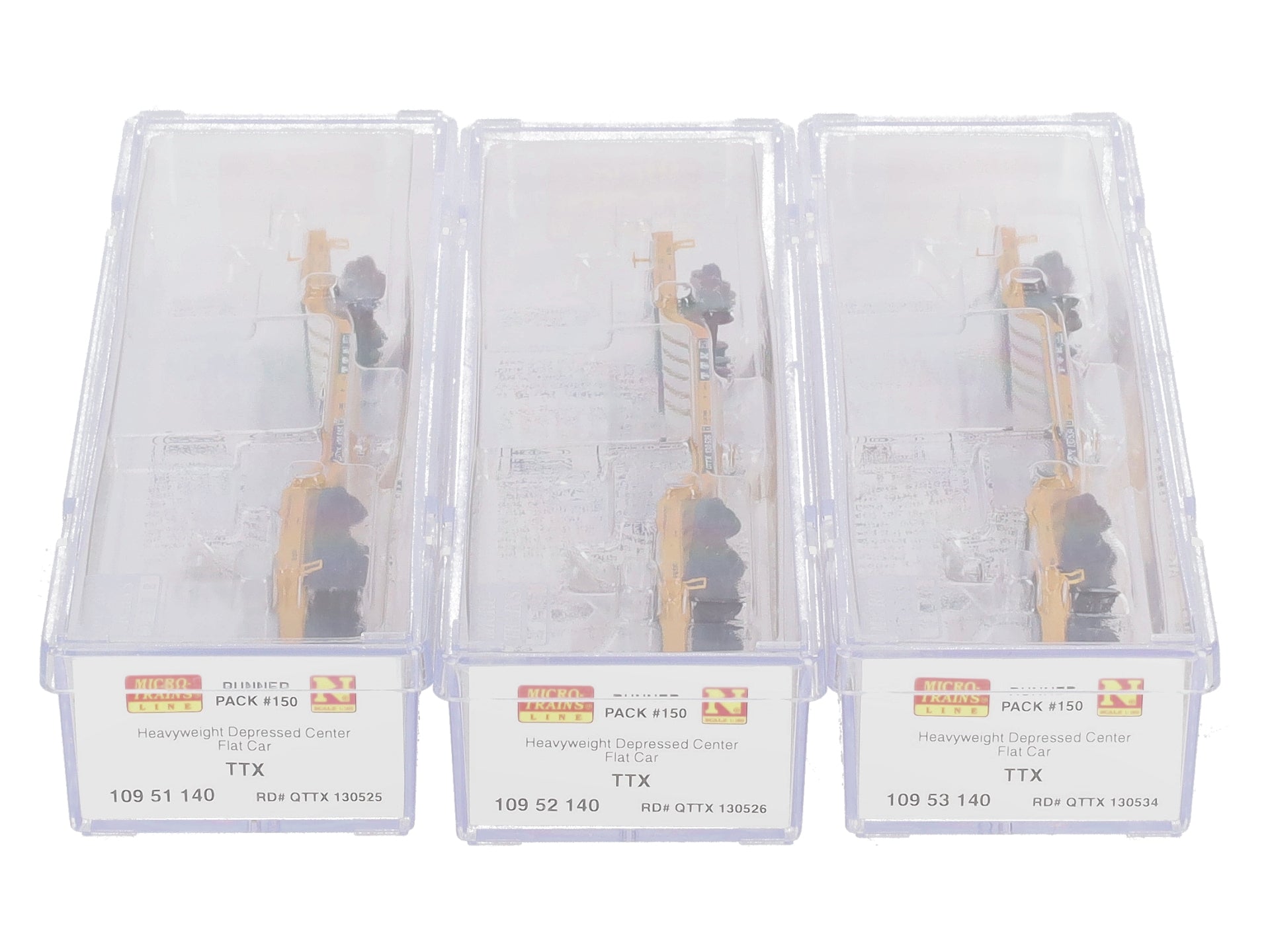 Micro-Trains 99300150 N Scale TTX 3-Car Runner Pack NIB