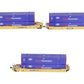 Kato 106-6121 N Scale TTX MAXI IV Double Stack Cars #732582