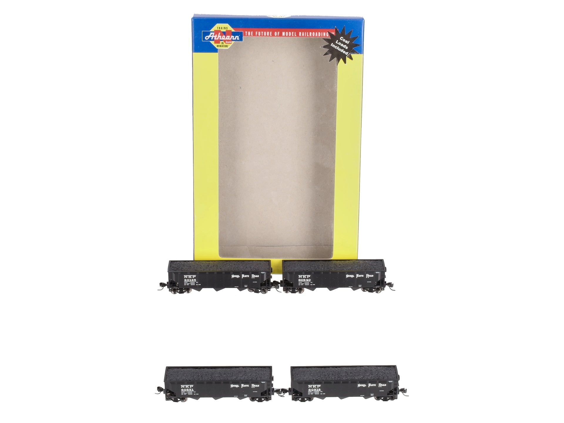 Athearn 6572 N Nickel Plate Road 40' 3-Bay Offset Hopper w/Load #2 (4)