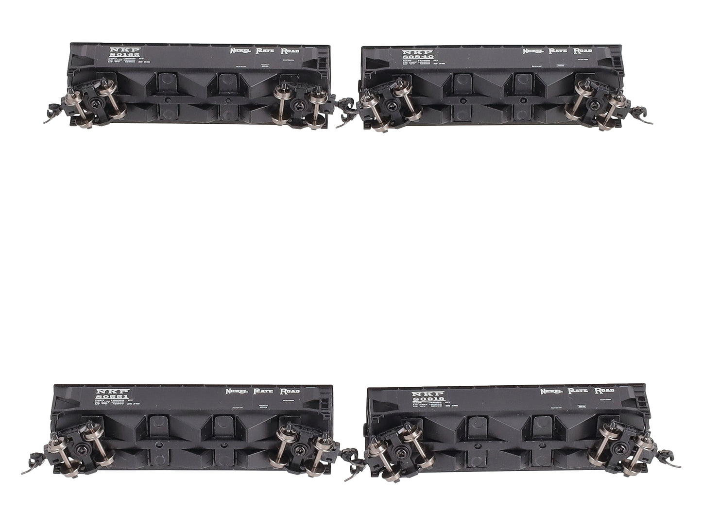 Athearn 6572 N Nickel Plate Road 40' 3-Bay Offset Hopper w/Load #2 (4)