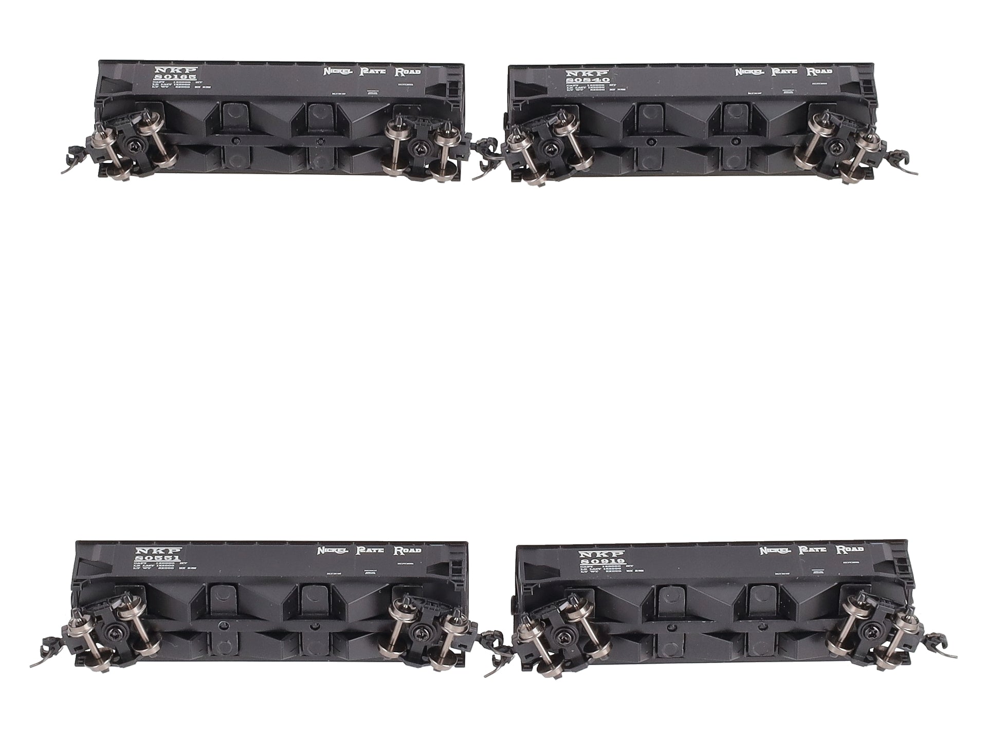 Athearn 6572 N Nickel Plate Road 40' 3-Bay Offset Hopper w/Load #2 (4)