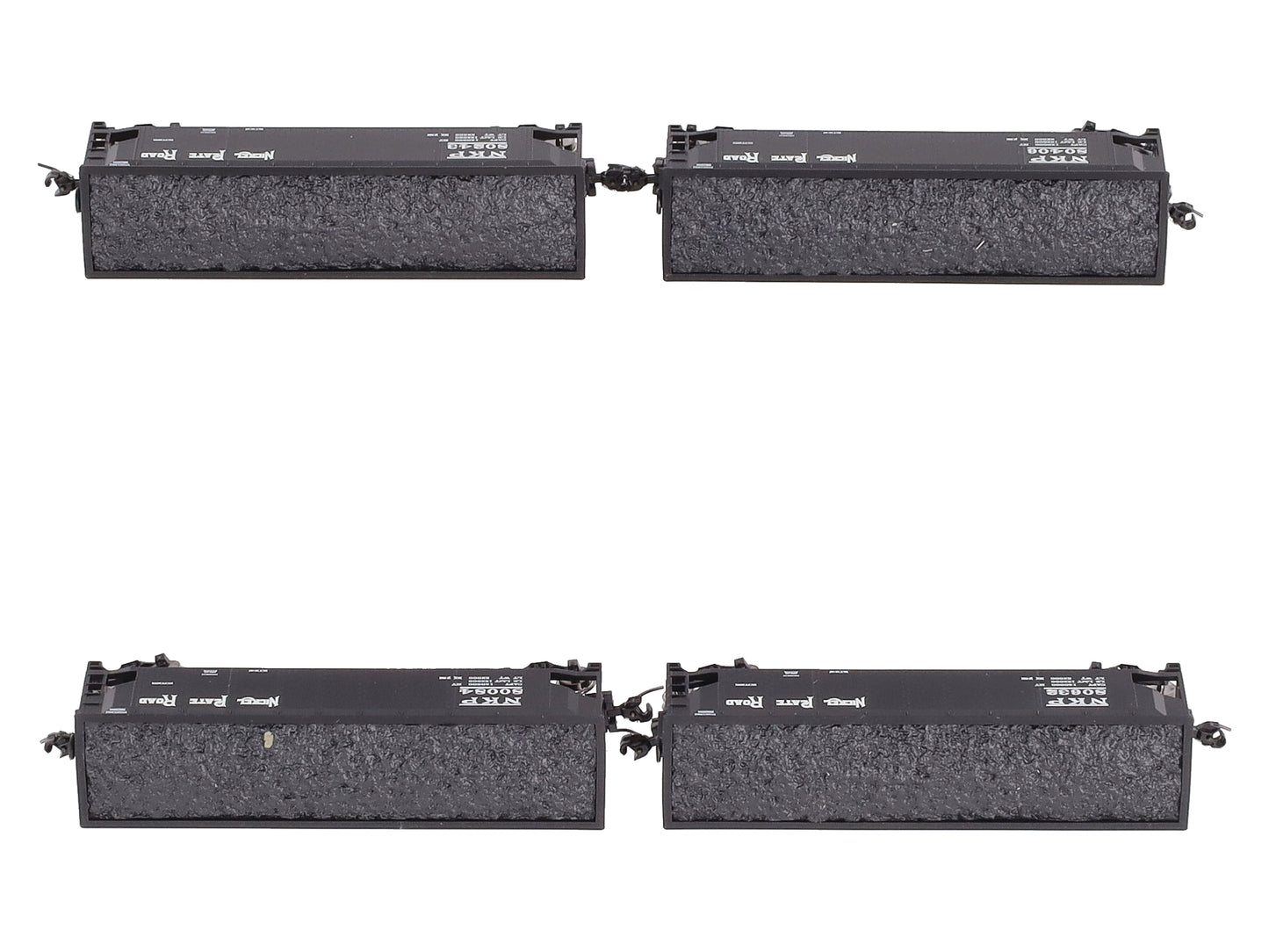 Athearn 6571 N Nickel Plate Road 40' 3-Bay Offset Hopper w/Load #1 (4)