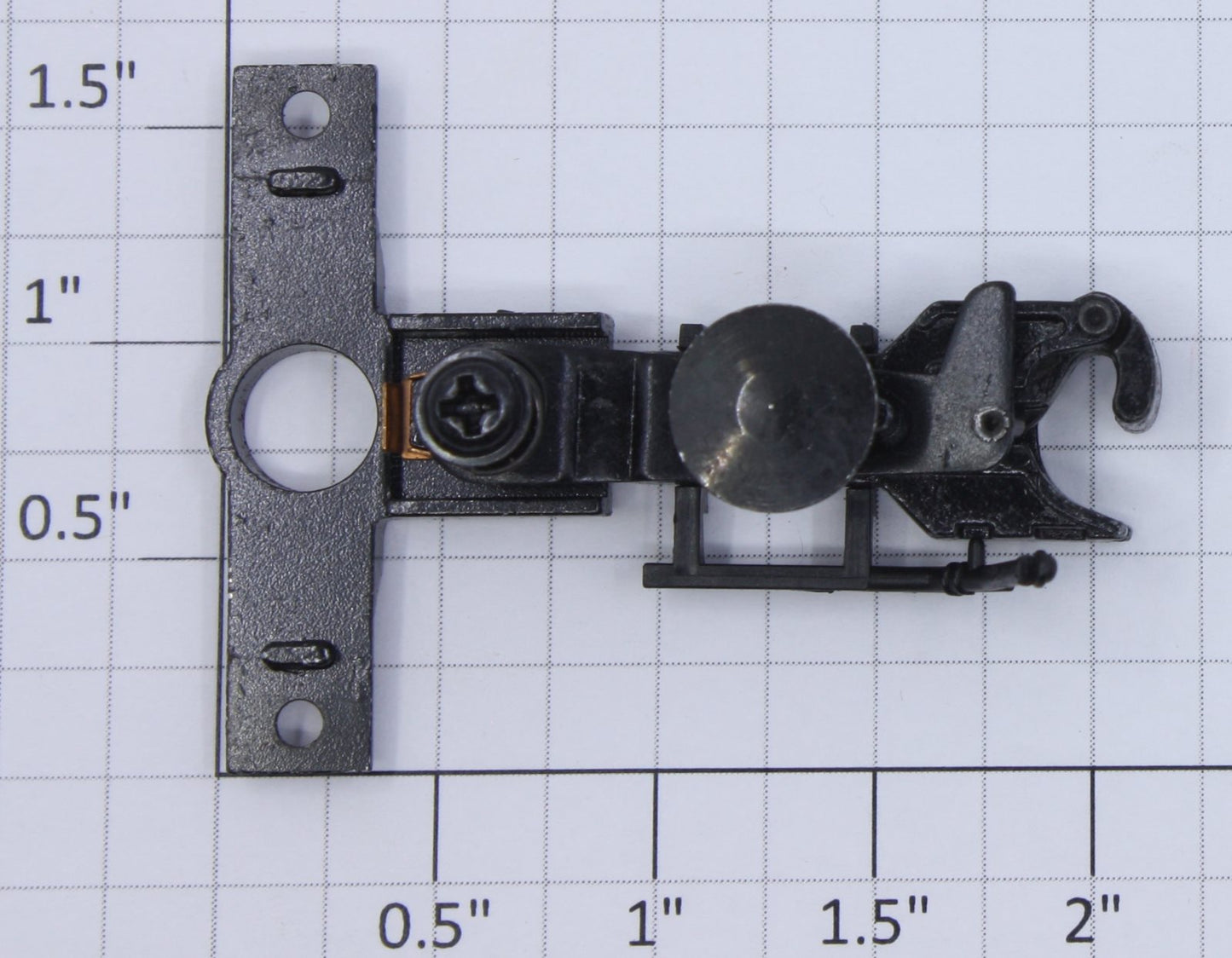 Atlas 6000X-2 O Gauge 3-Rail Metal Knuckle Operating Coupler Arm and Bolster