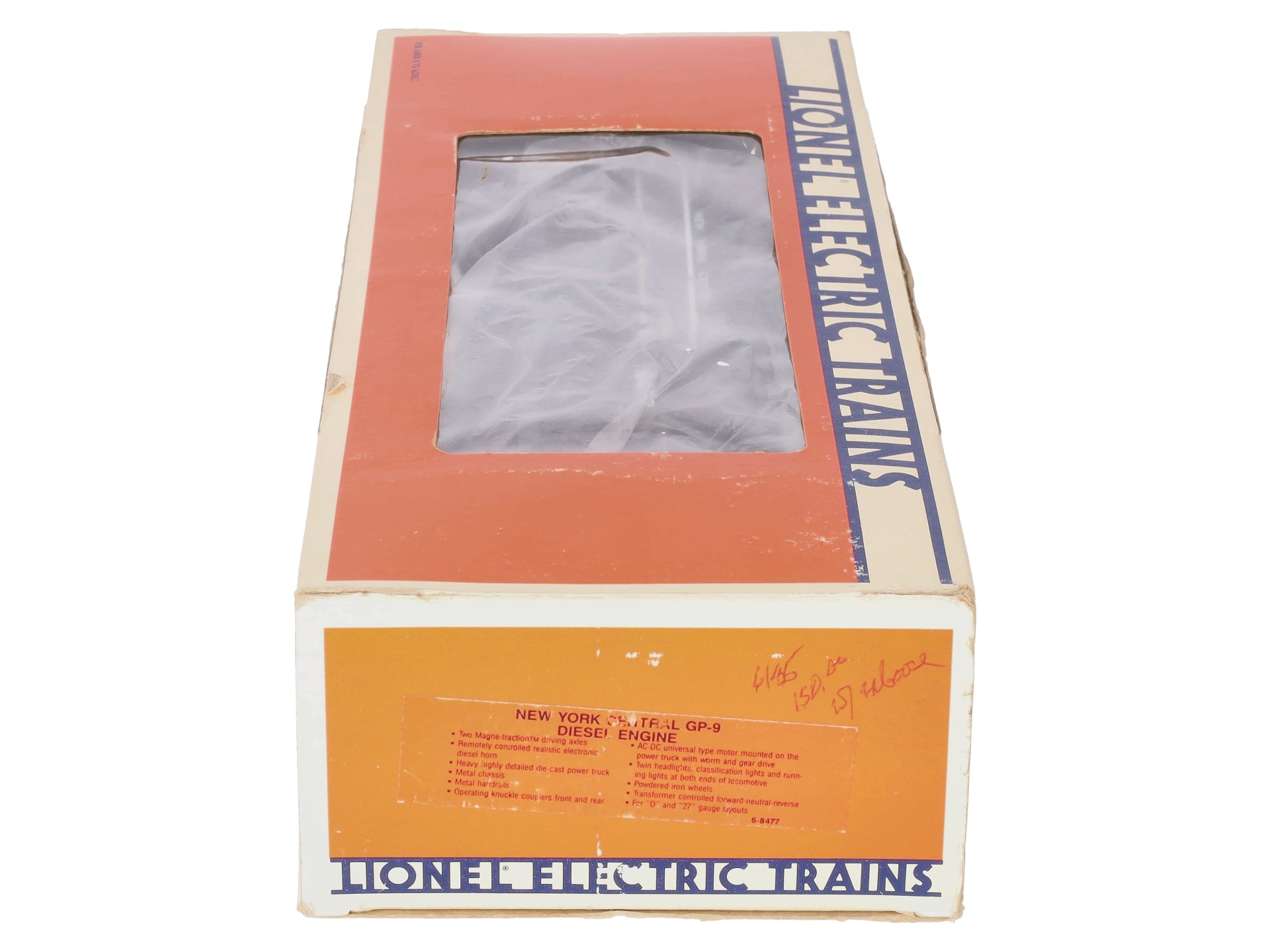 Lionel 6-8477 O Gauge New York Central GP9 Diesel Locomotive w/Horn #8477 LN/Box