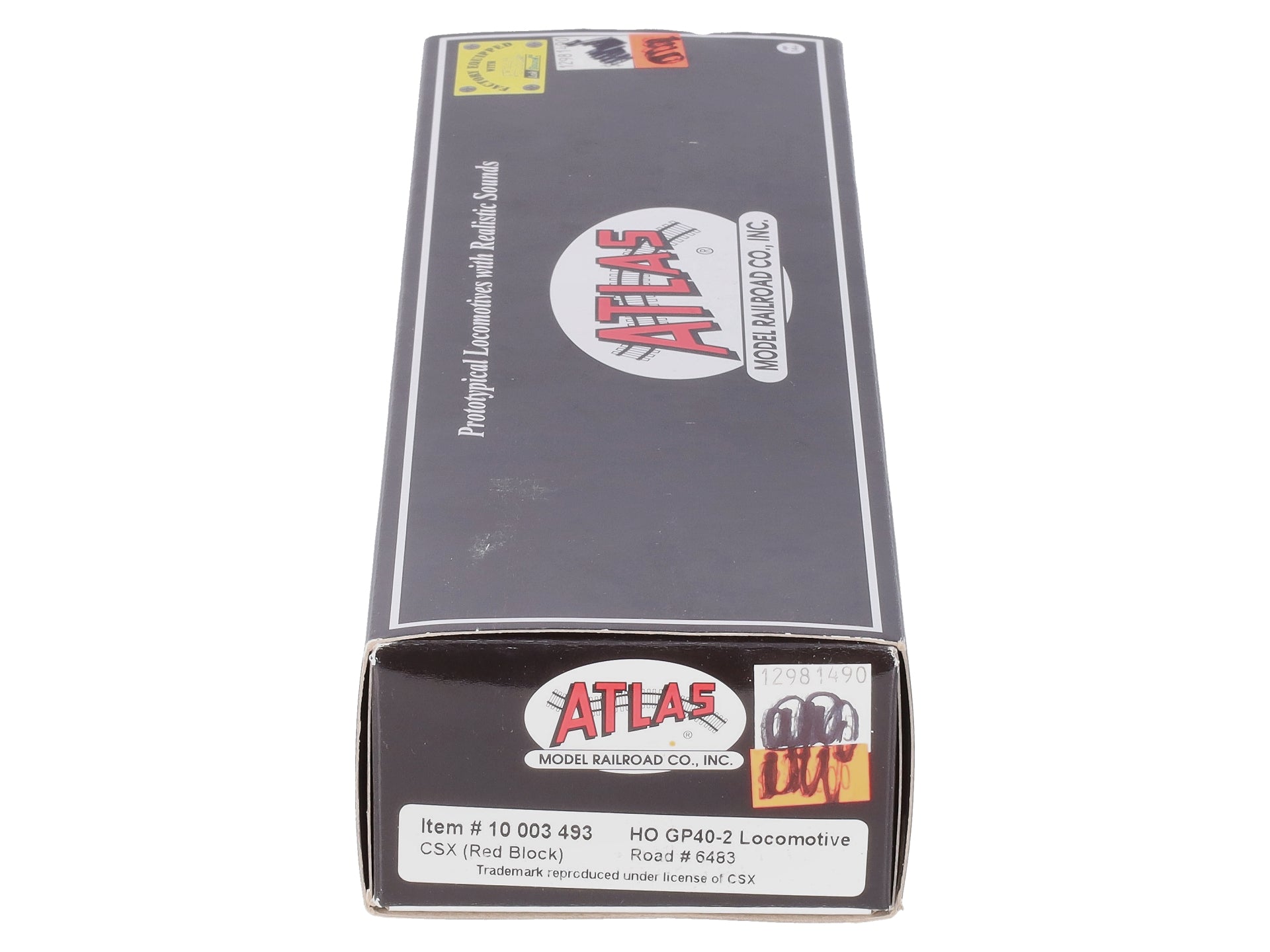 Atlas 10003493 HO CSX GP40-2 Diesel Locomotive #6483 with Sound