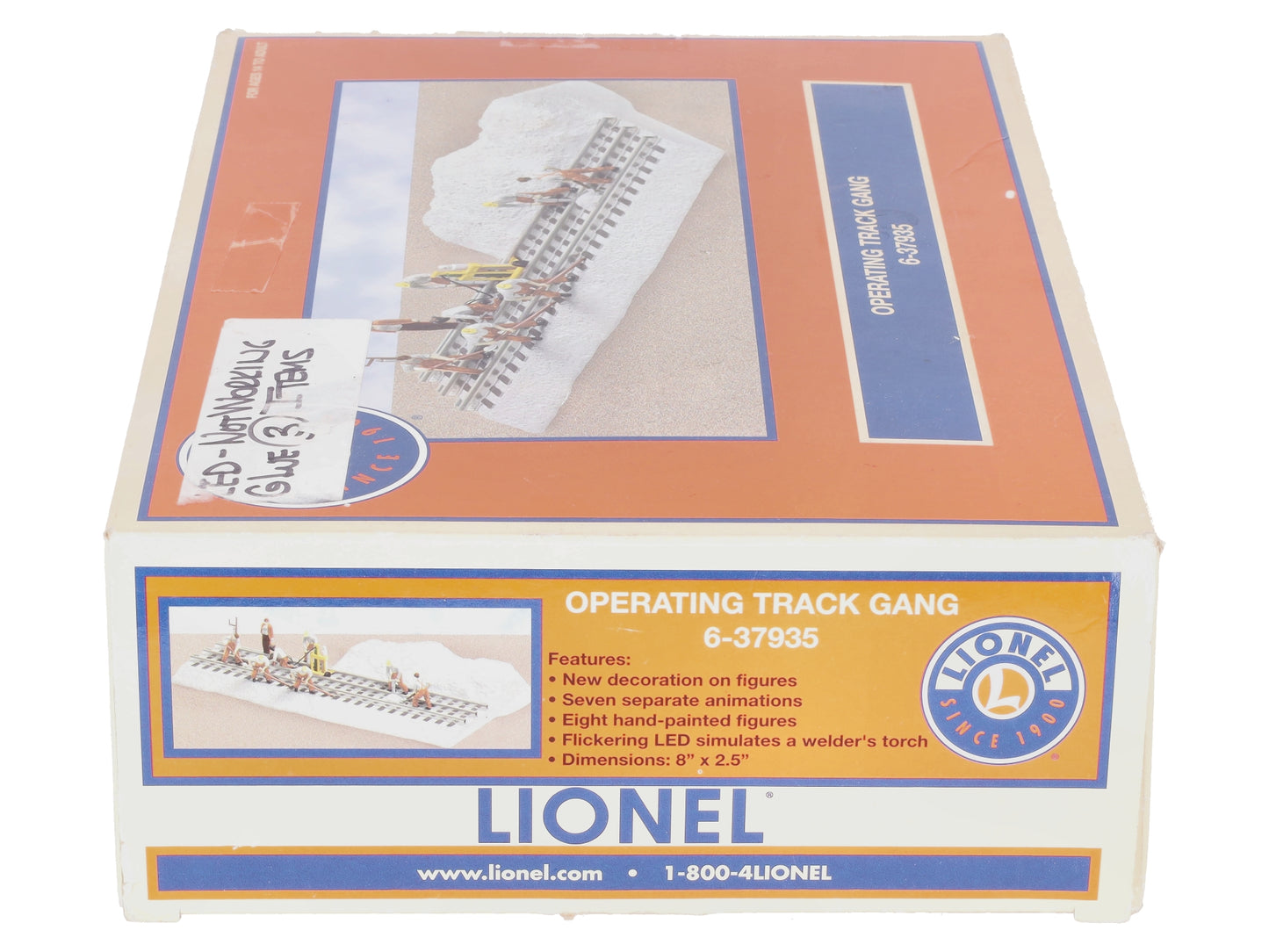 Lionel 6-37935 O Gauge Operating Track Gang