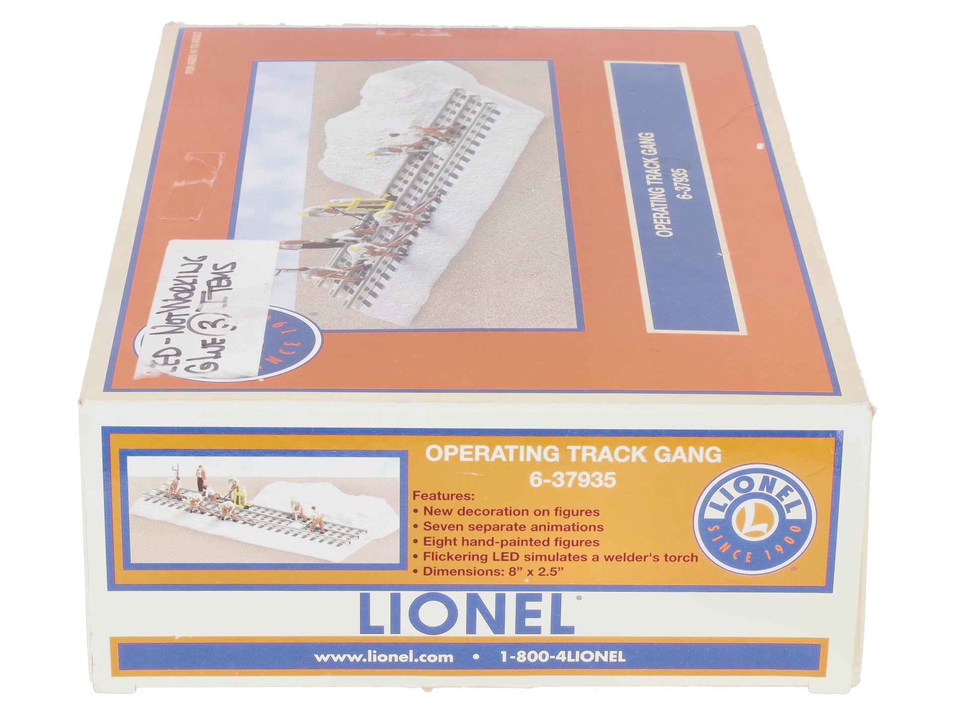 Lionel 6-37935 O Gauge Operating Track Gang