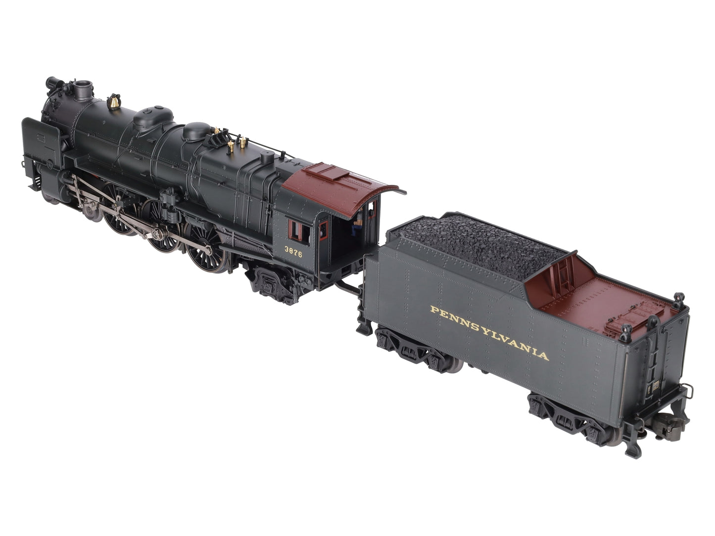 K-Line K3380-3876W PRR K4 Steam Locomotive & Tender #3876 LN/Box