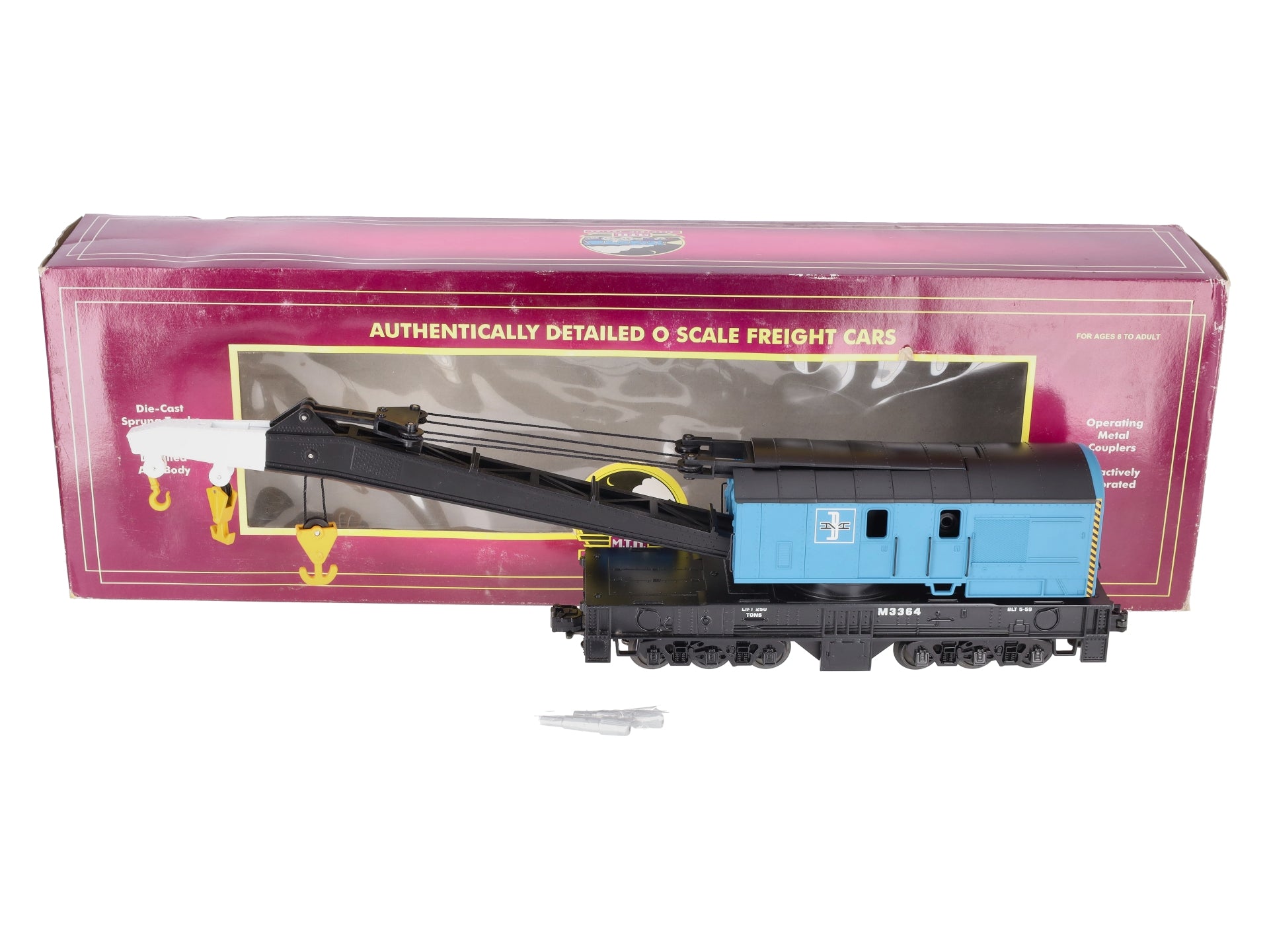 MTH 20-98248 O Gauge Boston and Maine Crane Car LN/Box