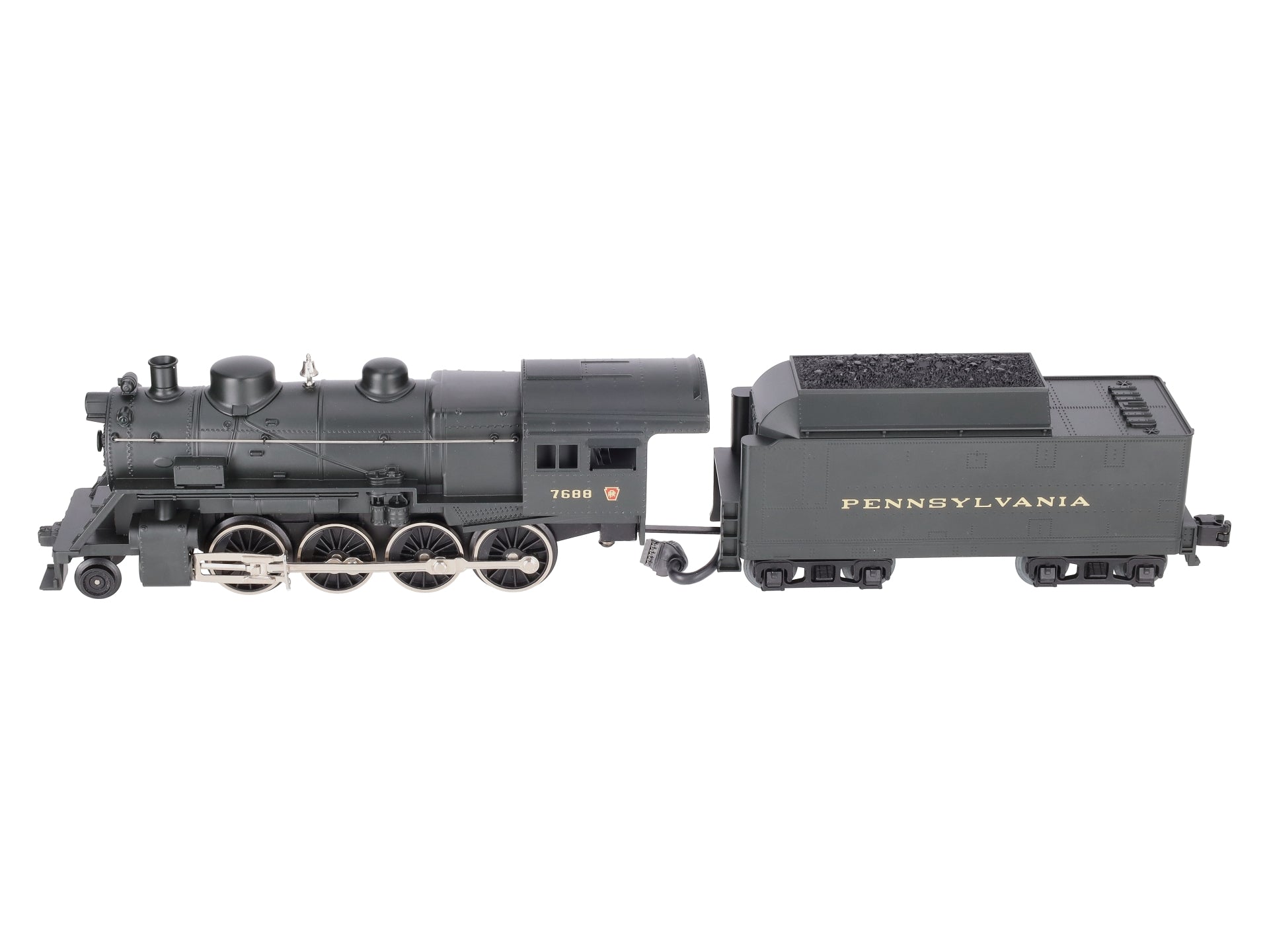 MTH 30-1159-1 O Pennsylvania 2-8-0 Steam Locomotive & Tender w/PS2 #7688 LN/Box