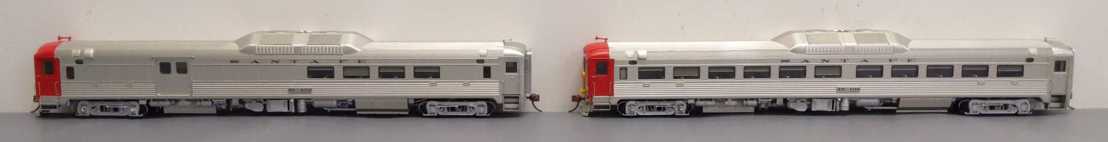 Rapido Trains 16603 HO ATSF Budd Rail Diesel Car Set w/DCC/Sound #191 & #192