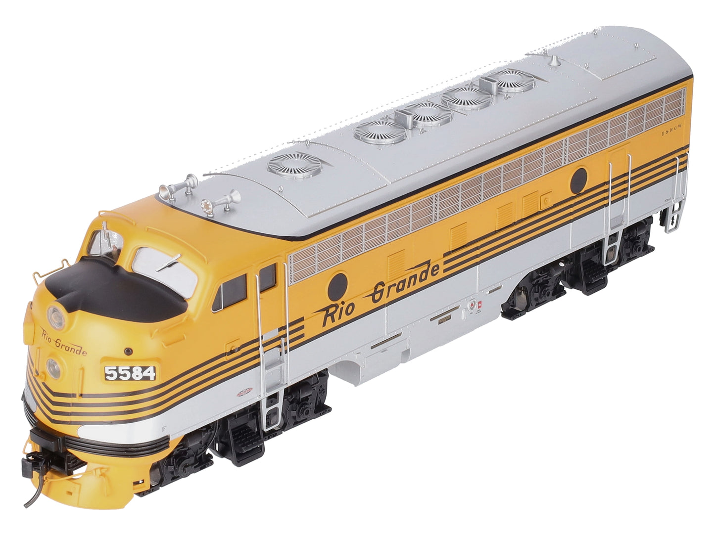 Atlas 30124037 O DRGW EMD F7A Early Phase 1 Unpowered Diesel Locomotive #5584