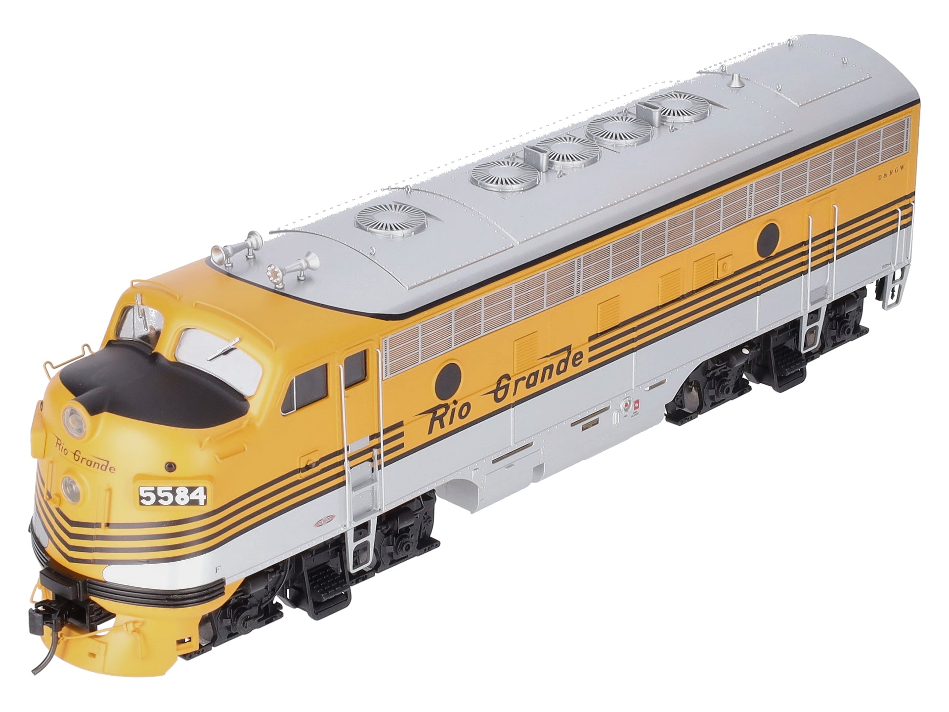 Atlas 30124037 O DRGW EMD F7A Early Phase 1 Unpowered Diesel Locomotive #5584