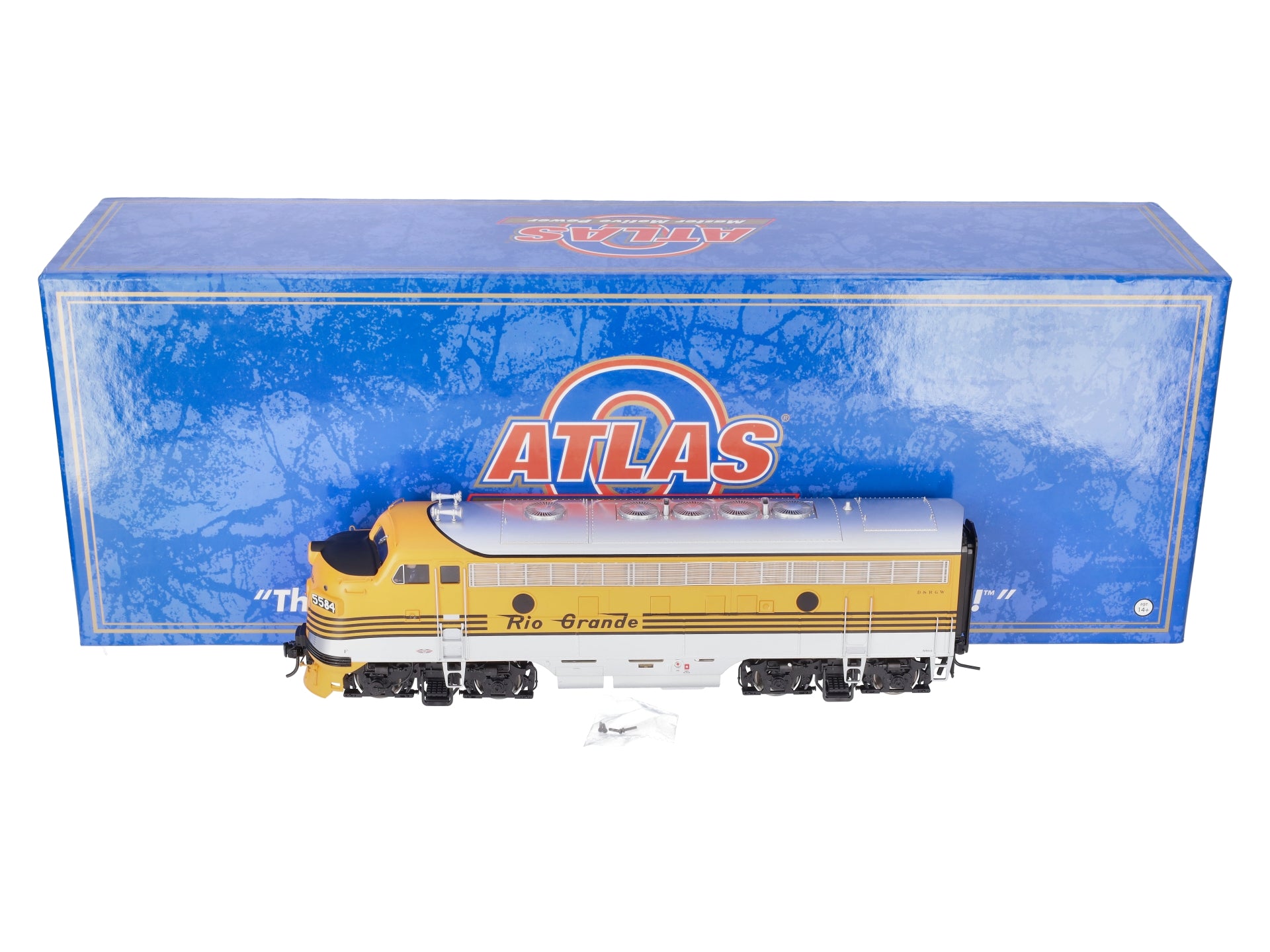 Atlas 30124037 O DRGW EMD F7A Early Phase 1 Unpowered Diesel Locomotive #5584
