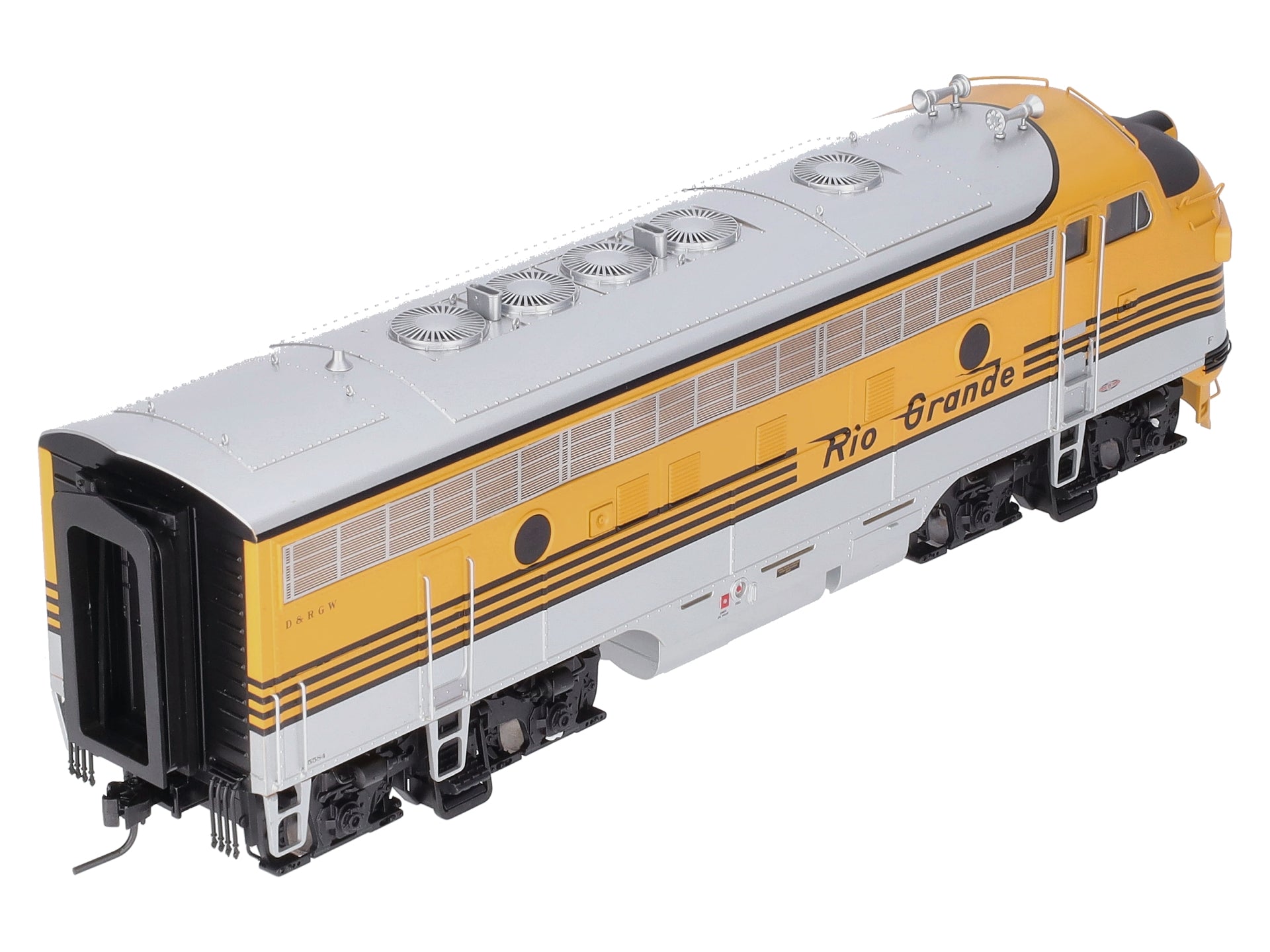 Atlas 30124037 O DRGW EMD F7A Early Phase 1 Unpowered Diesel Locomotive #5584