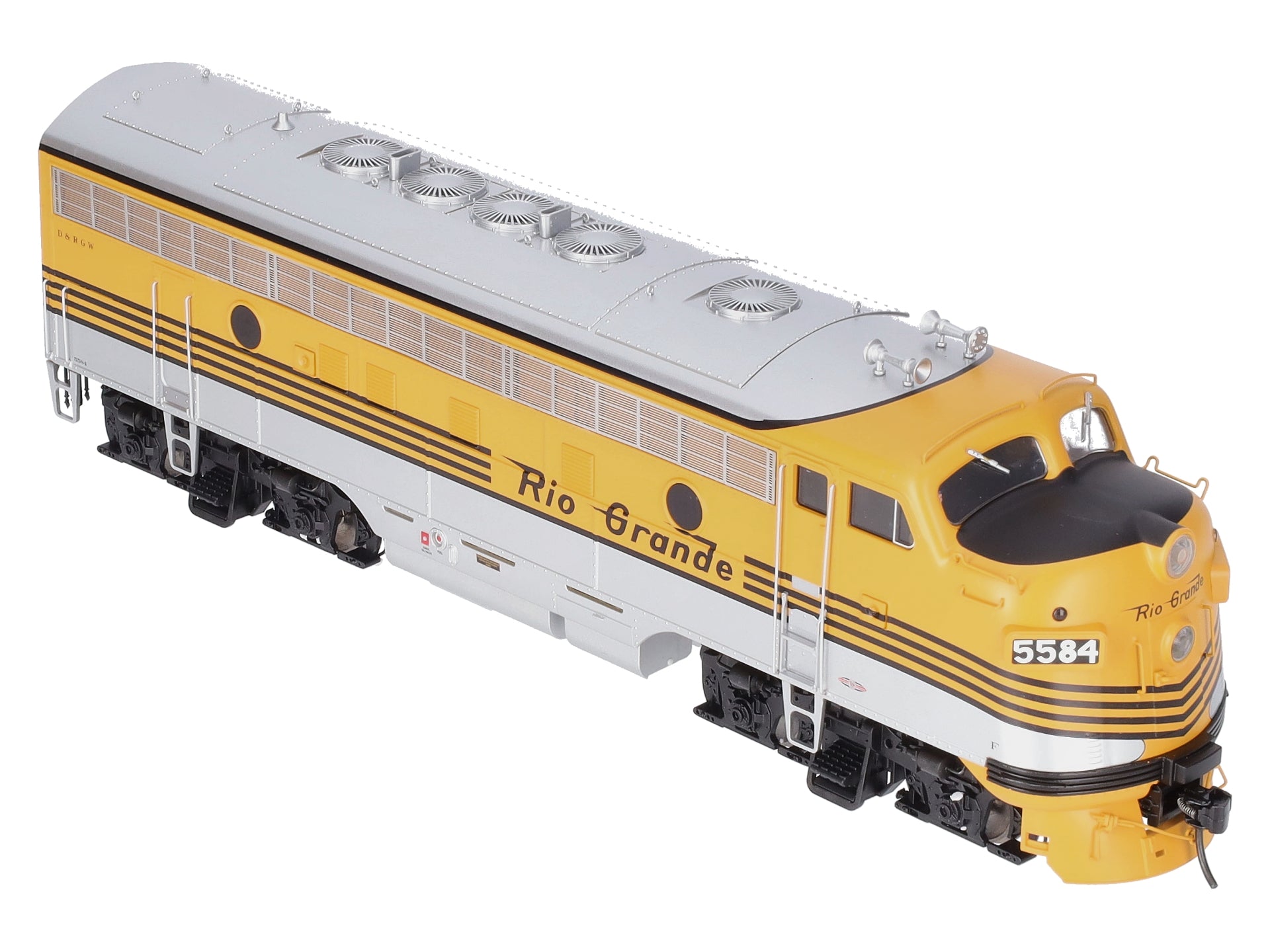 Atlas 30124037 O DRGW EMD F7A Early Phase 1 Unpowered Diesel Locomotive #5584