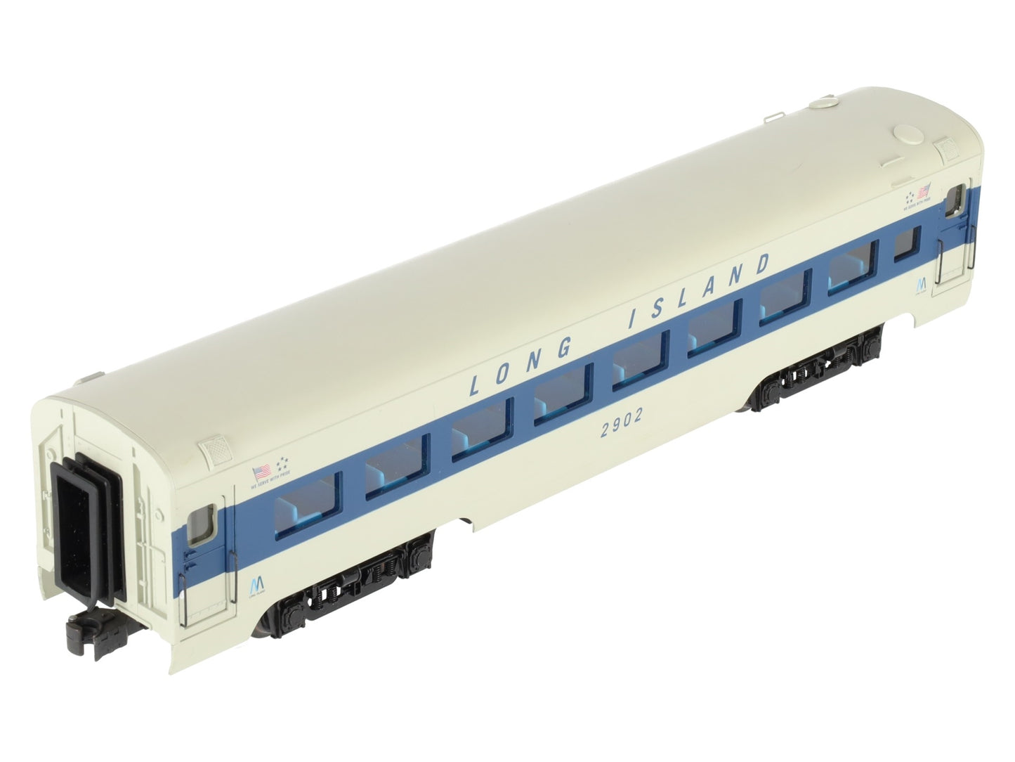 K-Line K4639-12902 O Long Island Railroad 15" Aluminum Coach Car #2902 LN/Box