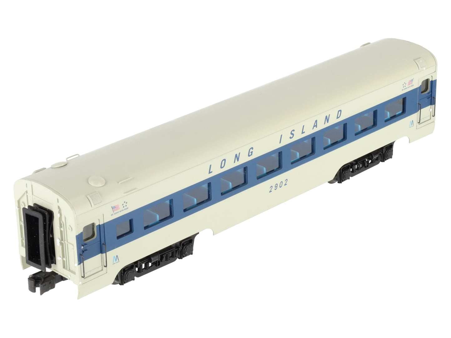 K-Line K4639-12902 O Long Island Railroad 15" Aluminum Coach Car #2902 LN/Box