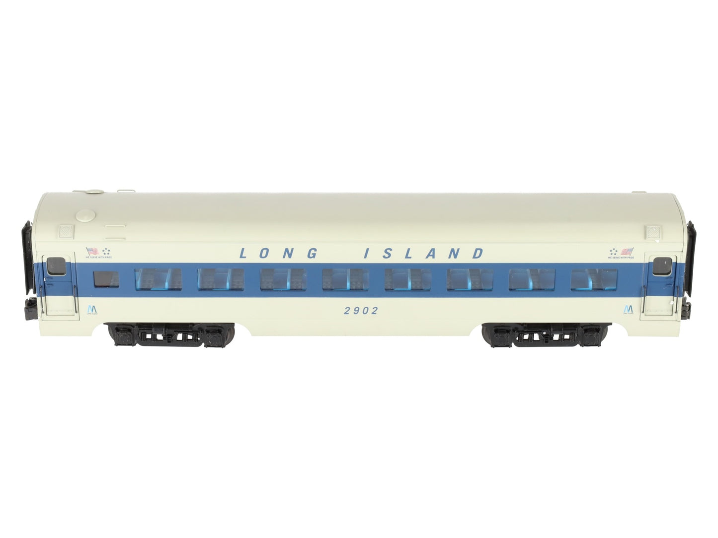 K-Line K4639-12902 O Long Island Railroad 15" Aluminum Coach Car #2902 LN/Box
