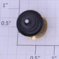 American Flyer XA9987G S Link Coupler Brass and Plastic Wheel Set - Short