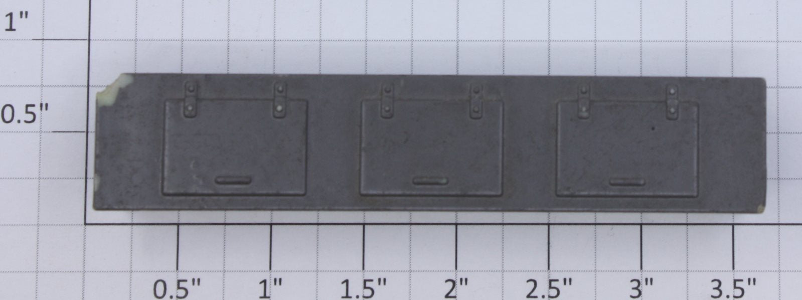 Lionel 2420-8 Dark Gray Plastic Tool Box