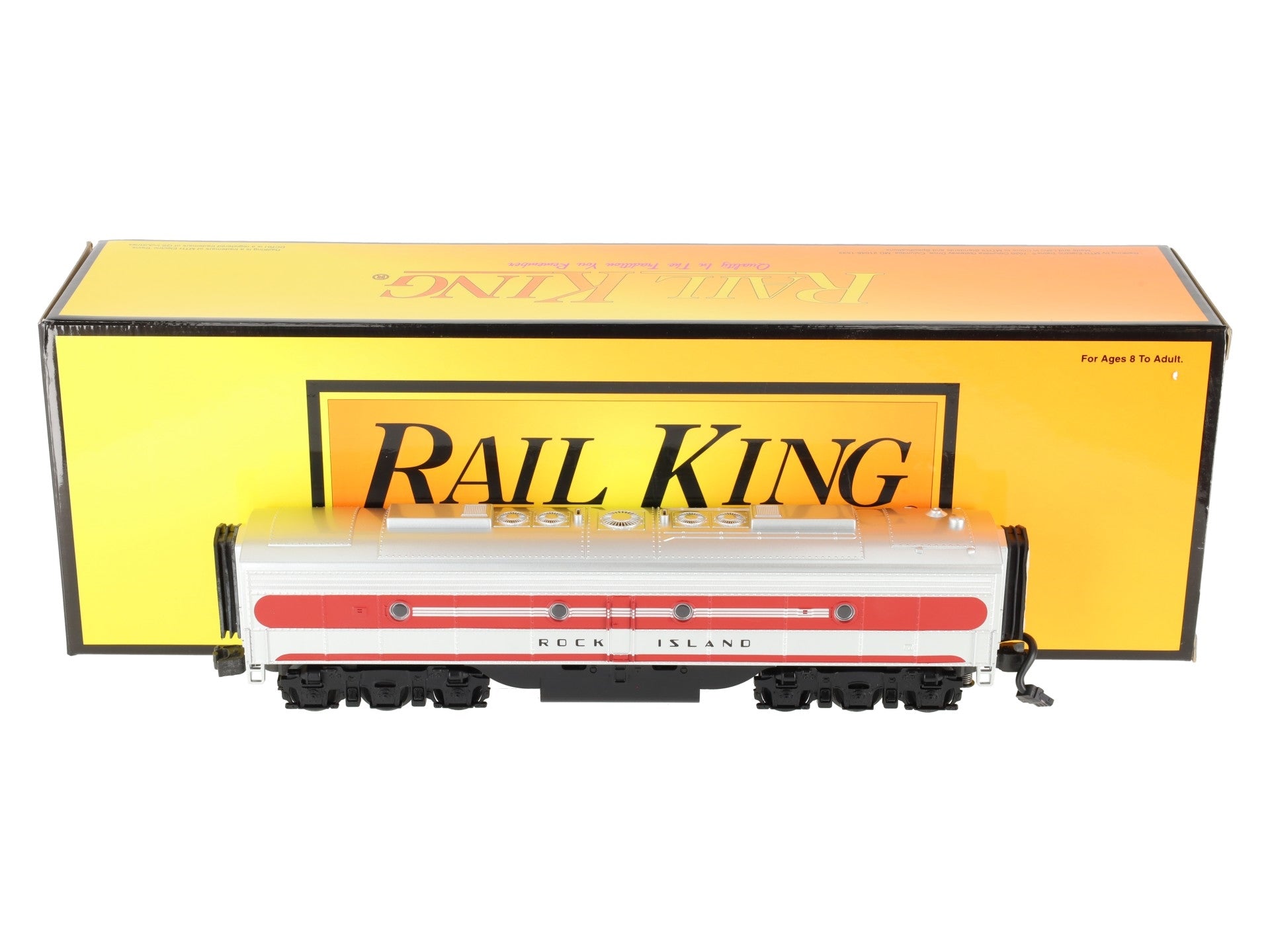 MTH 30-2187-3 Rock Island E8 B Unit Non-Powered Diesel Engine LN/Box