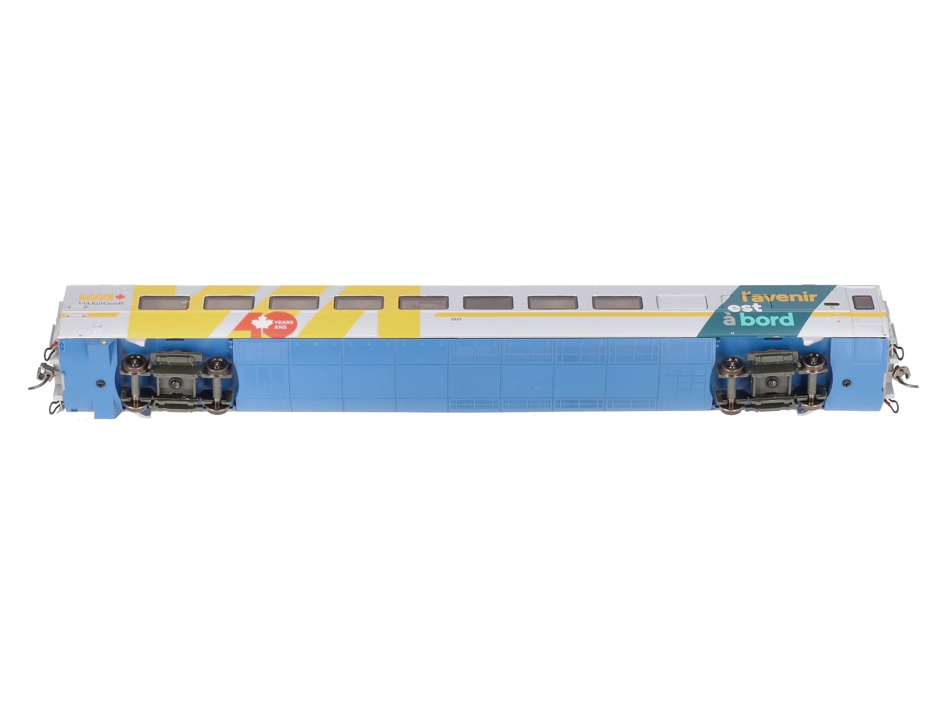 Rapido Trains 108056 HO VIA Rail LRC Coach Car #3357