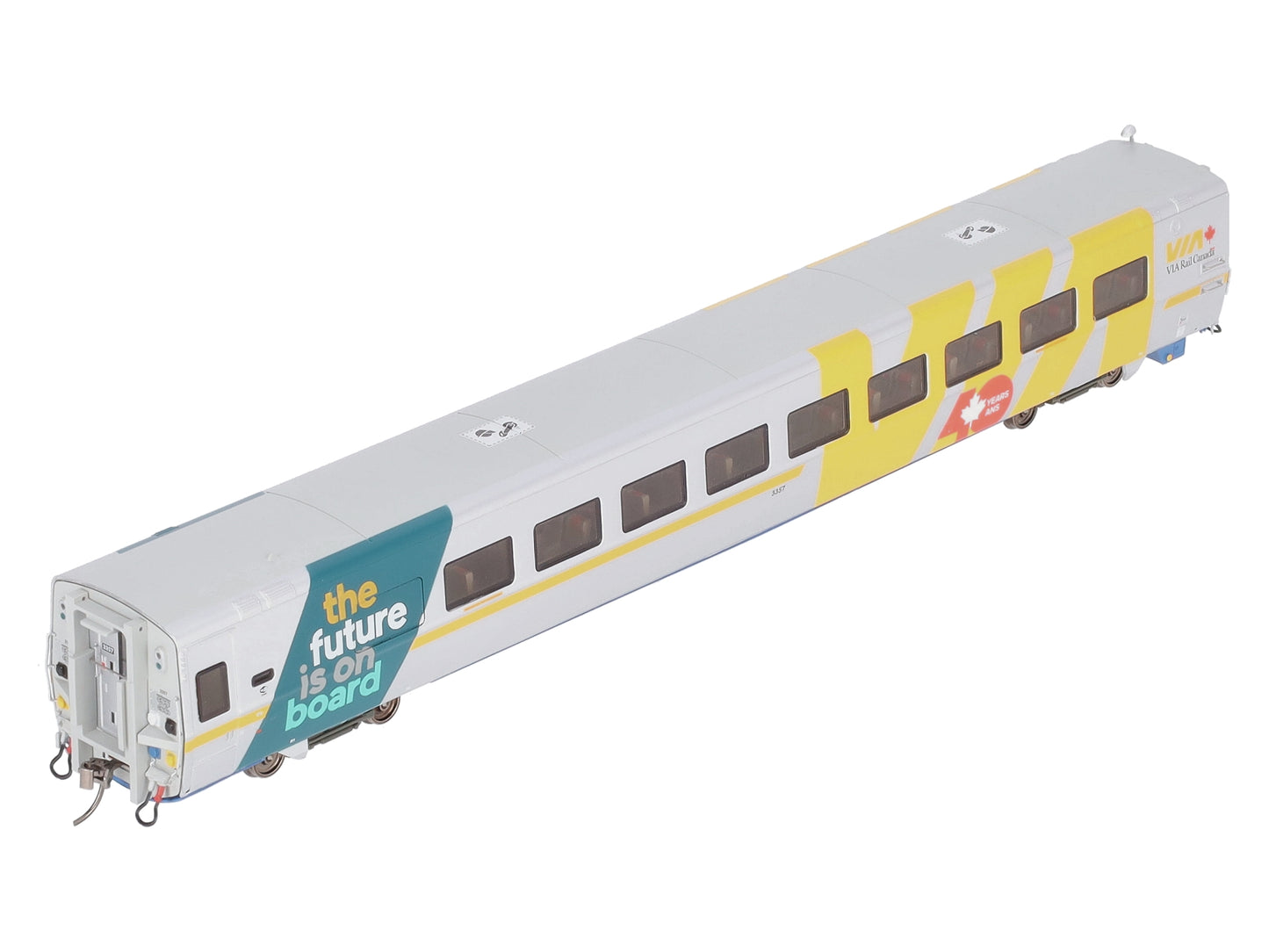 Rapido Trains 108056 HO VIA Rail LRC Coach Car #3357