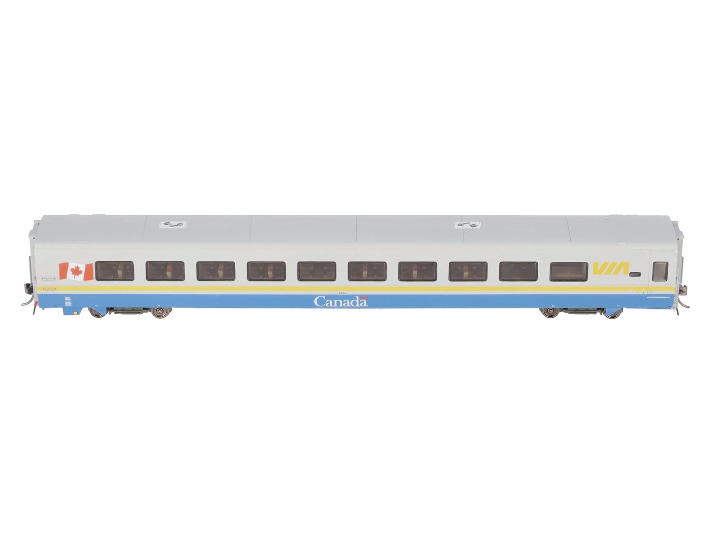 Rapido Trains 108039 HO VIA Rail LRC Coach Car #3363