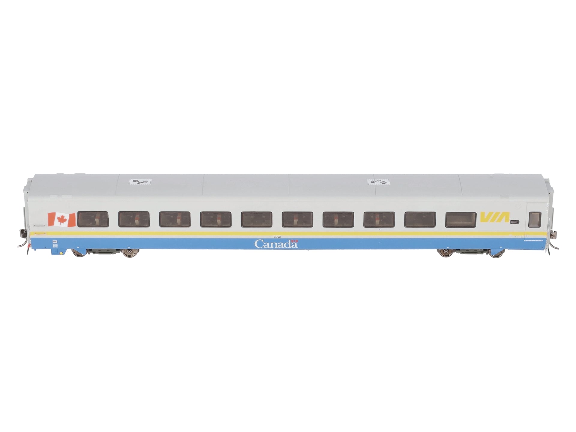 Rapido Trains 108039 HO VIA Rail LRC Coach Car #3363
