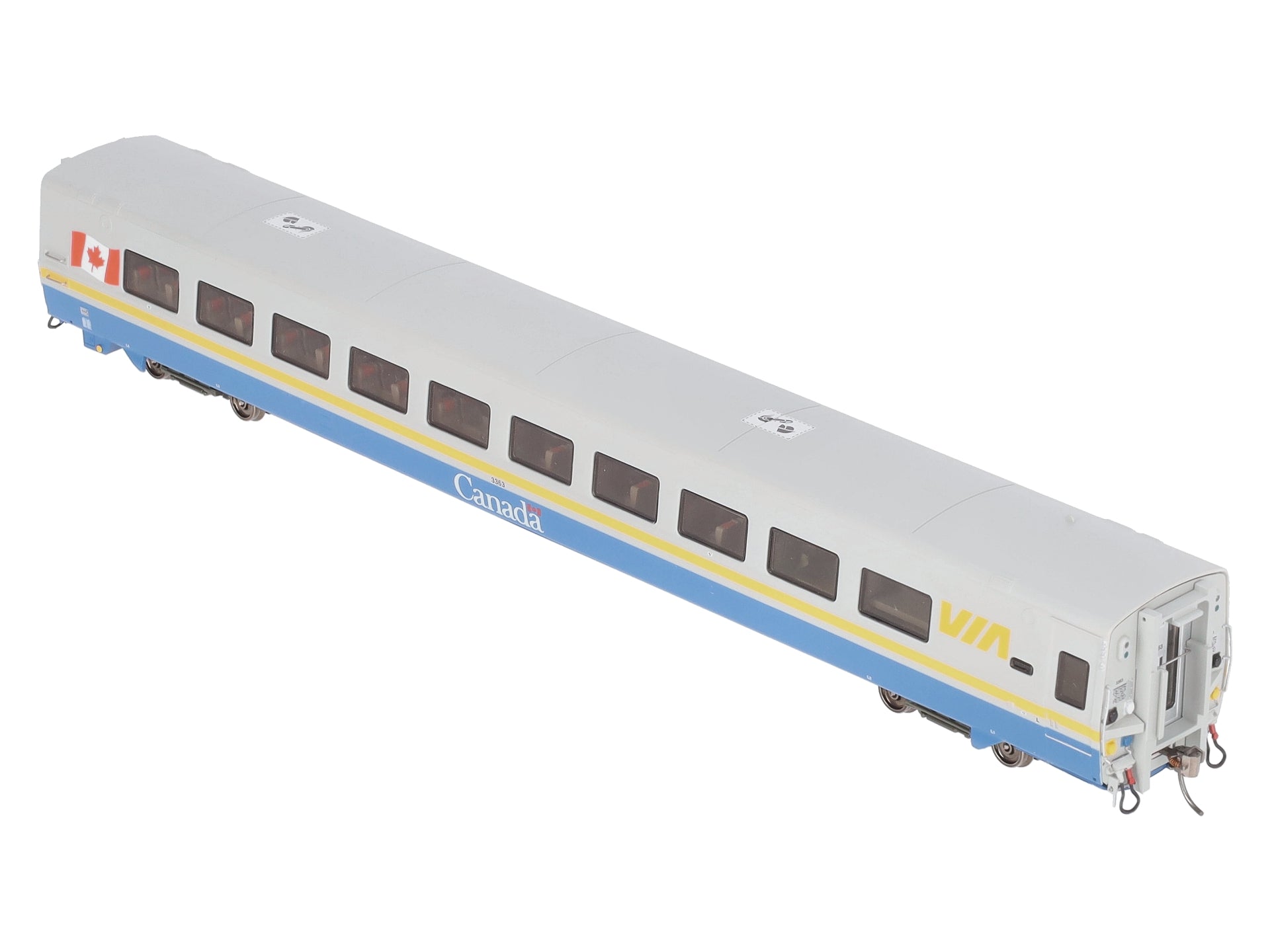 Rapido Trains 108039 HO VIA Rail LRC Coach Car #3363