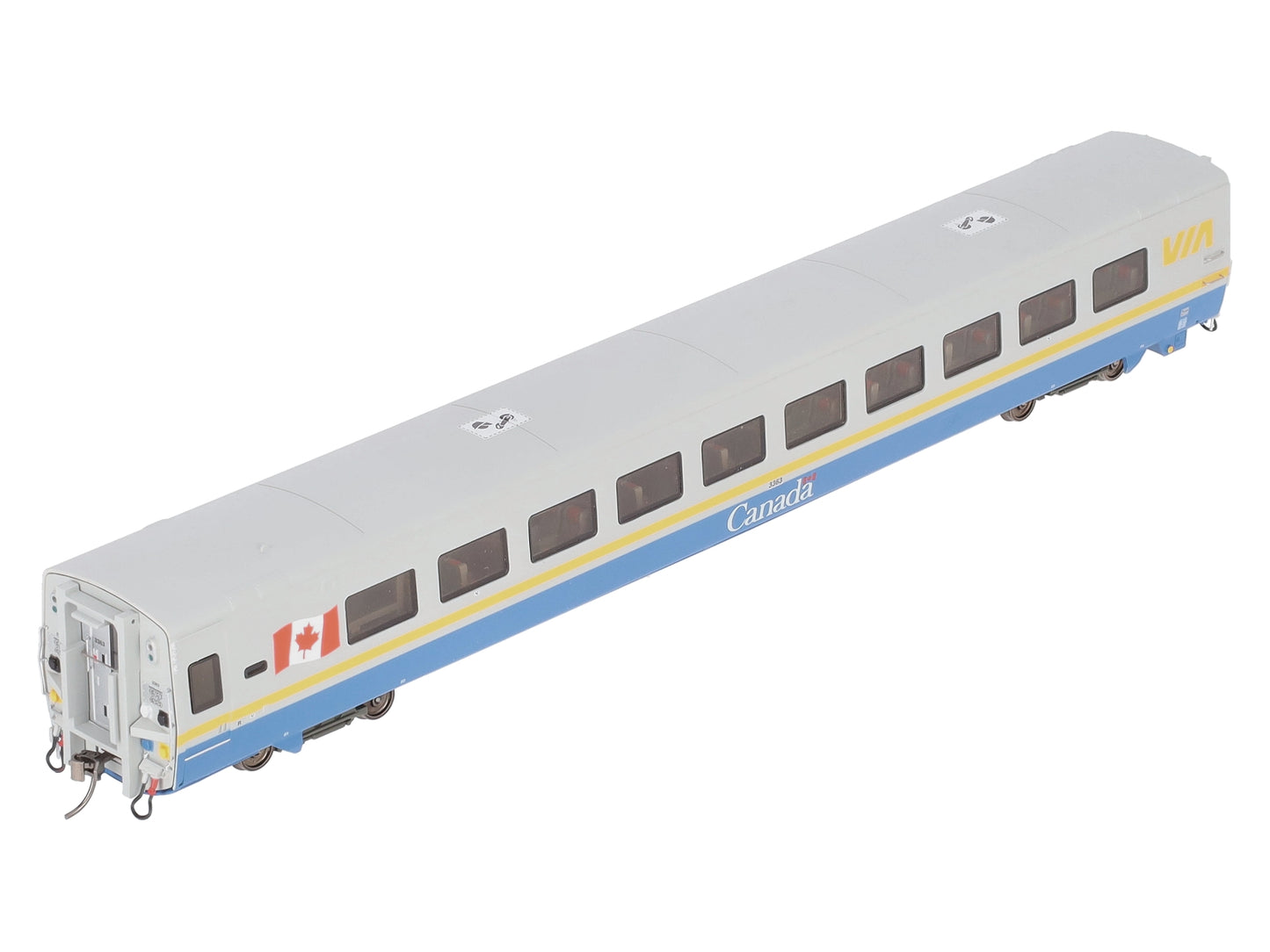 Rapido Trains 108039 HO VIA Rail LRC Coach Car #3363