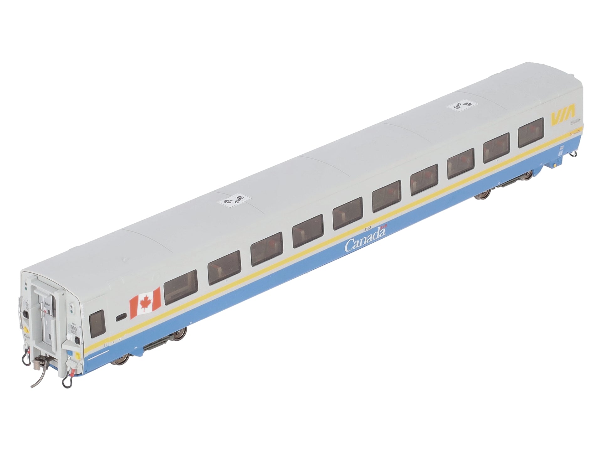 Rapido Trains 108039 HO VIA Rail LRC Coach Car #3363