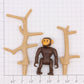 Acme 02-27-7 Plastic Chimpanzee and Trees (Set of 3)