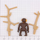 Acme 02-27-7 Plastic Chimpanzee and Trees (Set of 3)