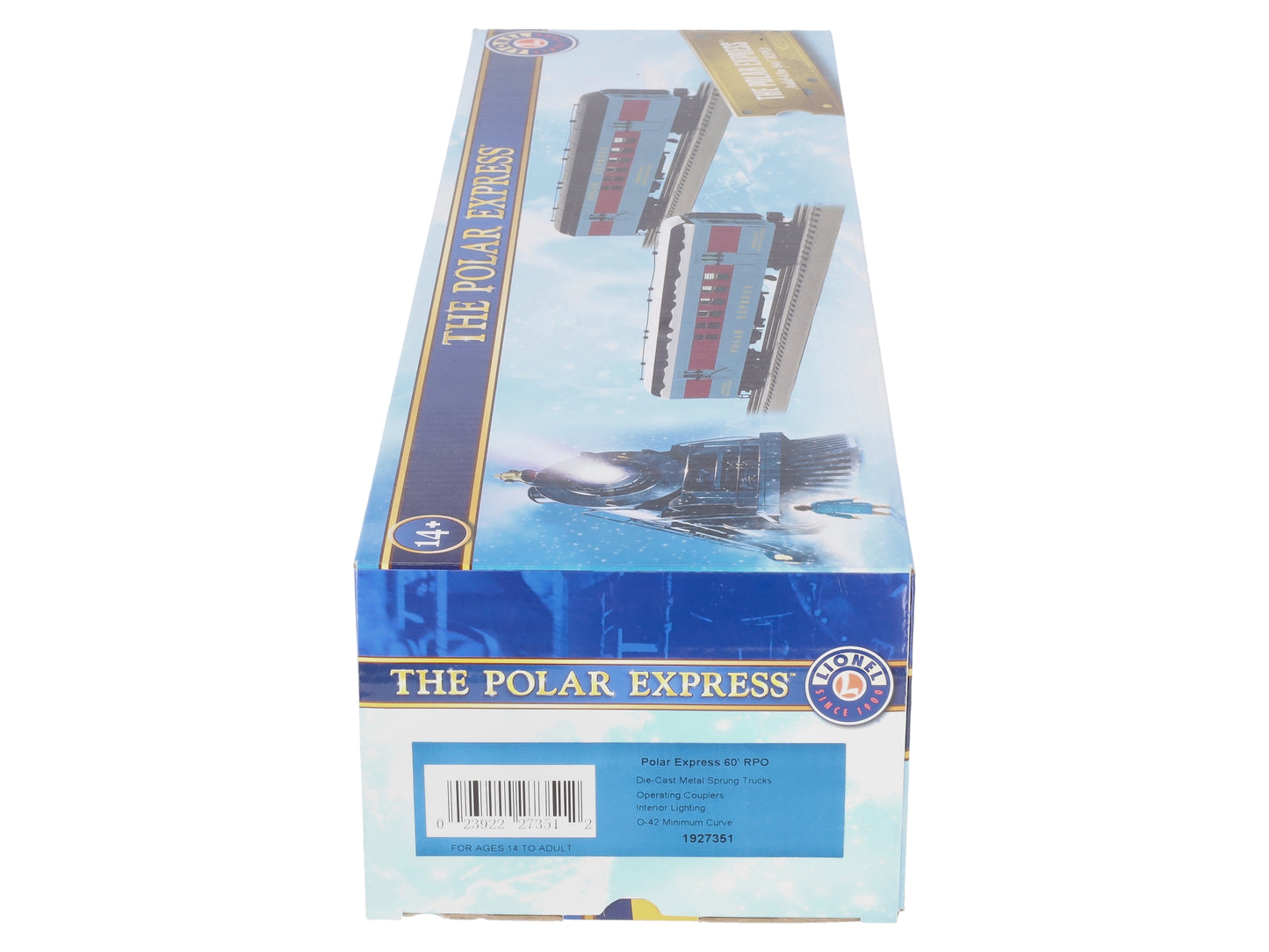 Lionel 1927351 O Gauge The Polar Express 60' RPO with White Roof