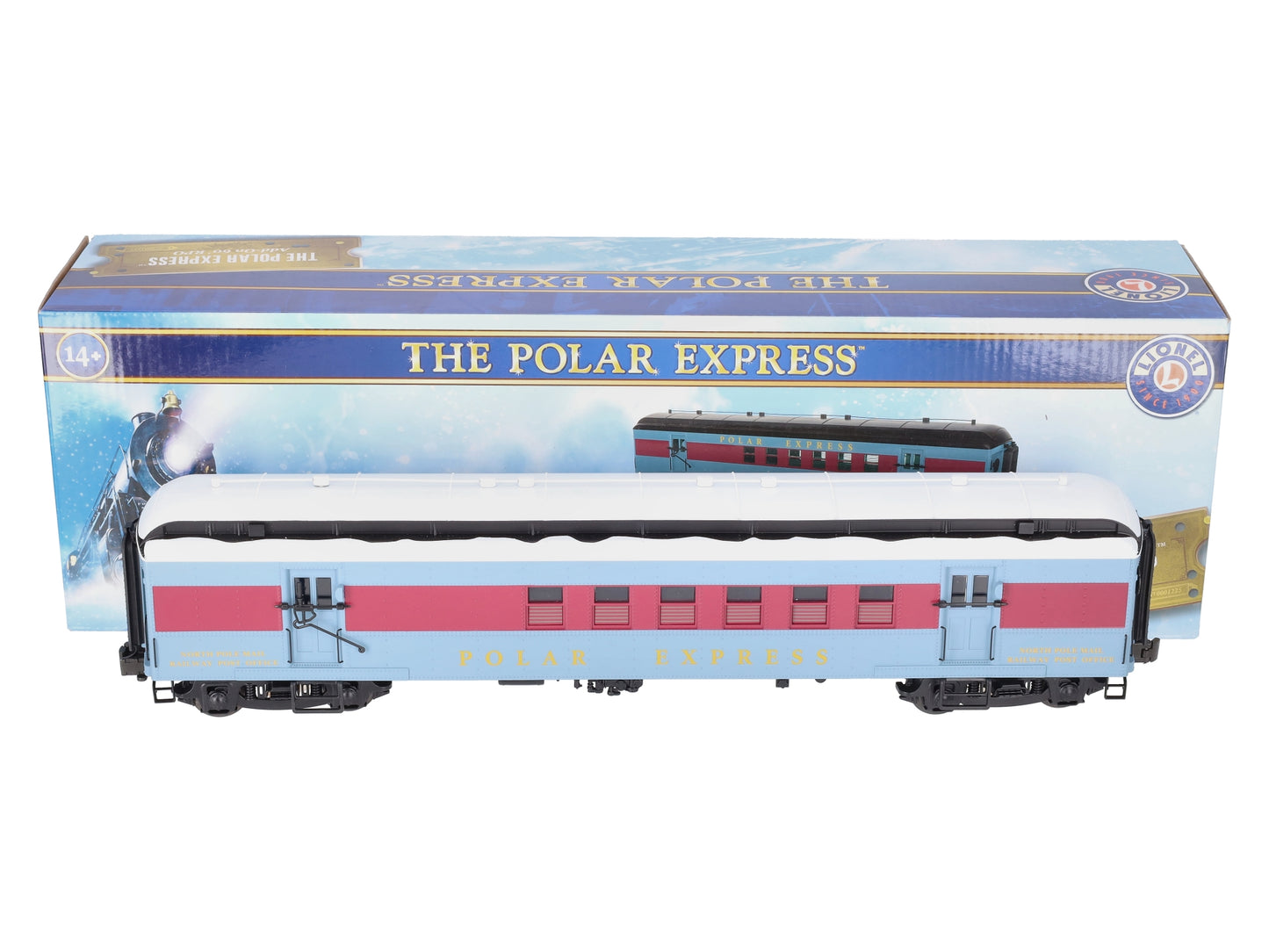 Lionel 1927351 O Gauge The Polar Express 60' RPO with White Roof