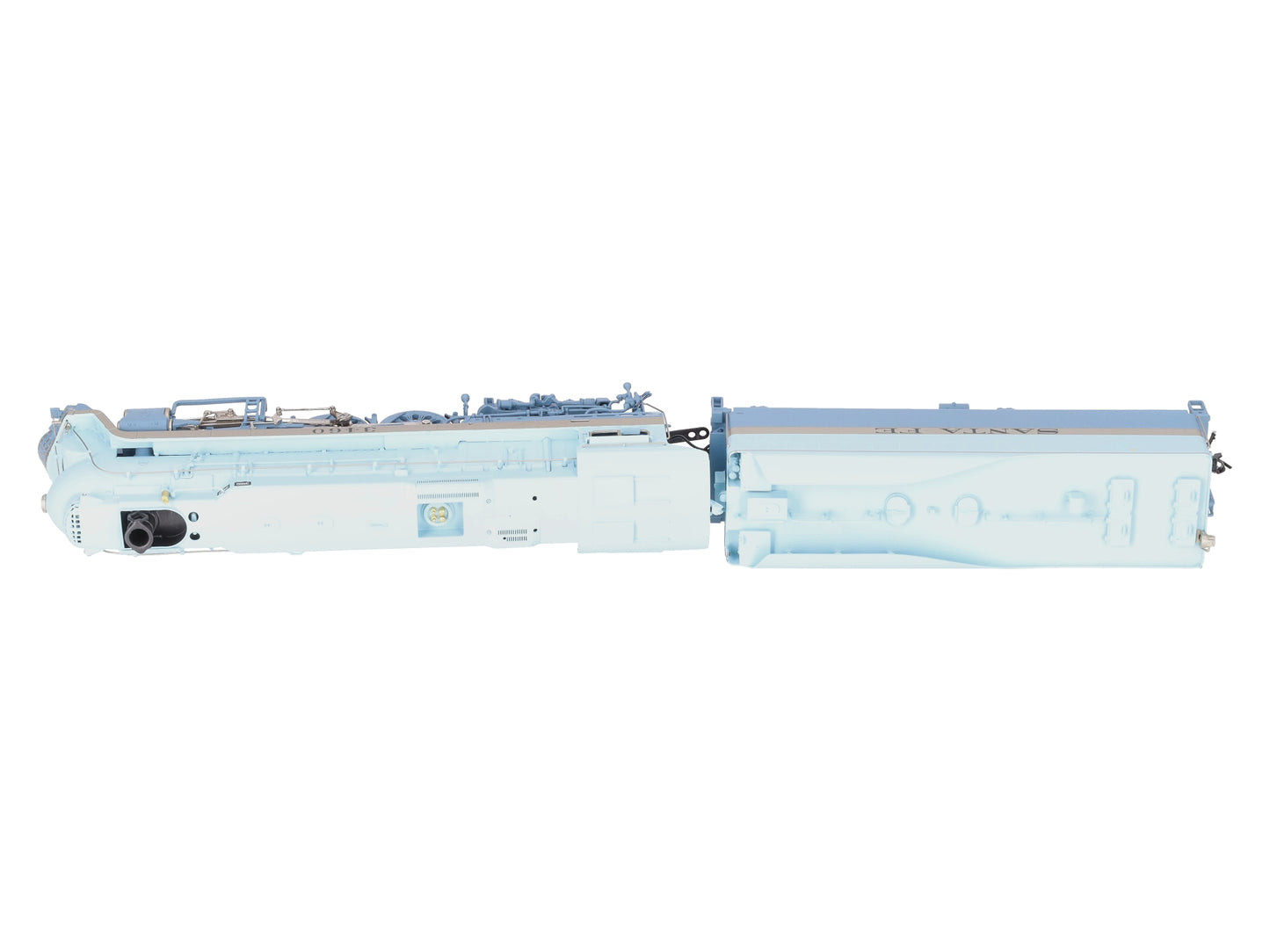 Broadway Limited 7355 HO ATSF Blue Goose Steam Locomotive Sound/DCC/Smoke #3460