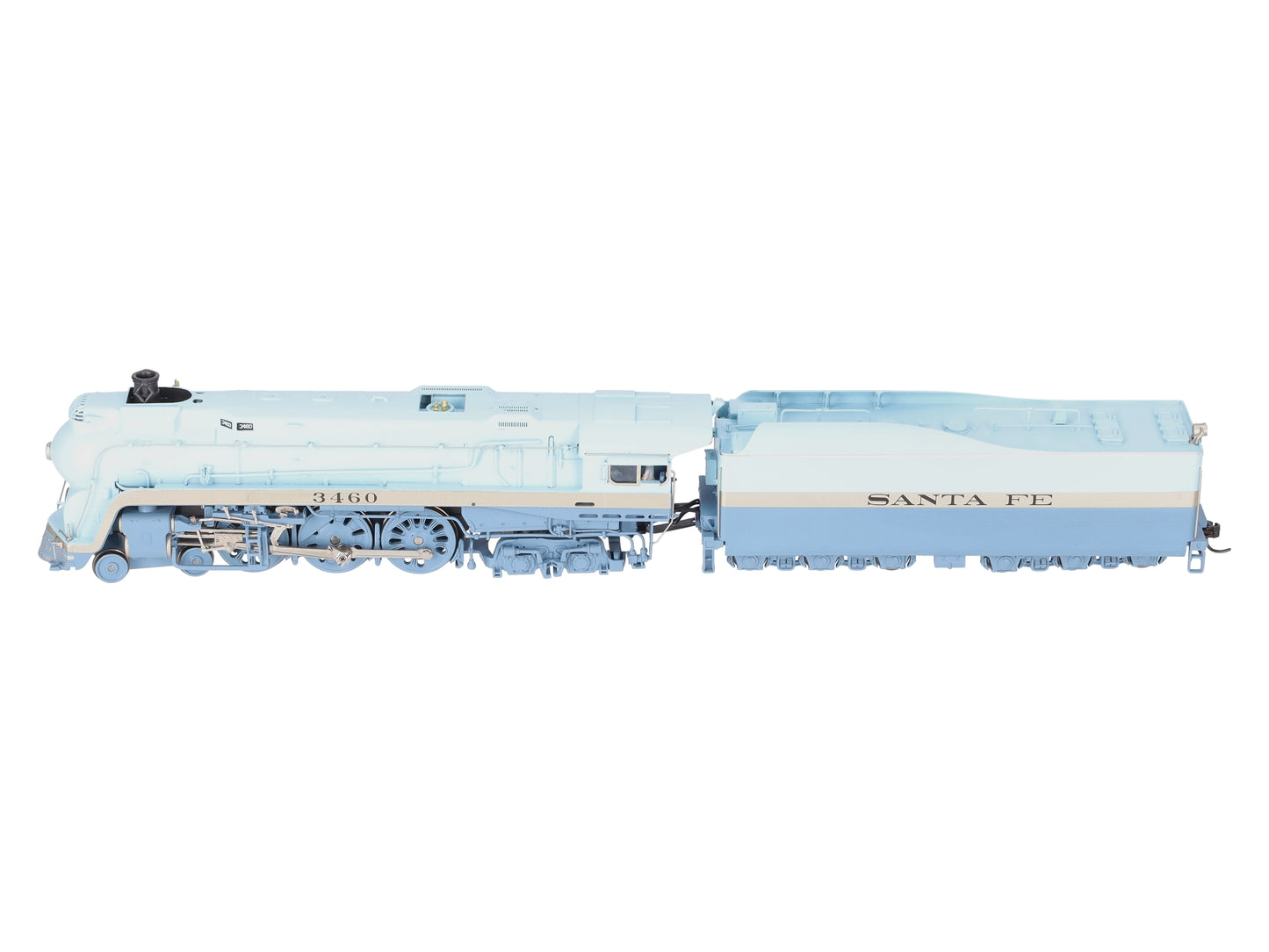 Broadway Limited 7355 HO ATSF Blue Goose Steam Locomotive Sound/DCC/Smoke #3460