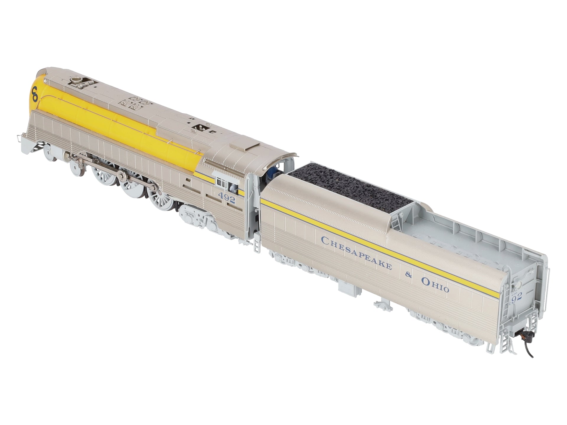 Broadway Limited 4556 HO BRASS C&O L-1 4-6-4 Hudson Steam Locomotive #492