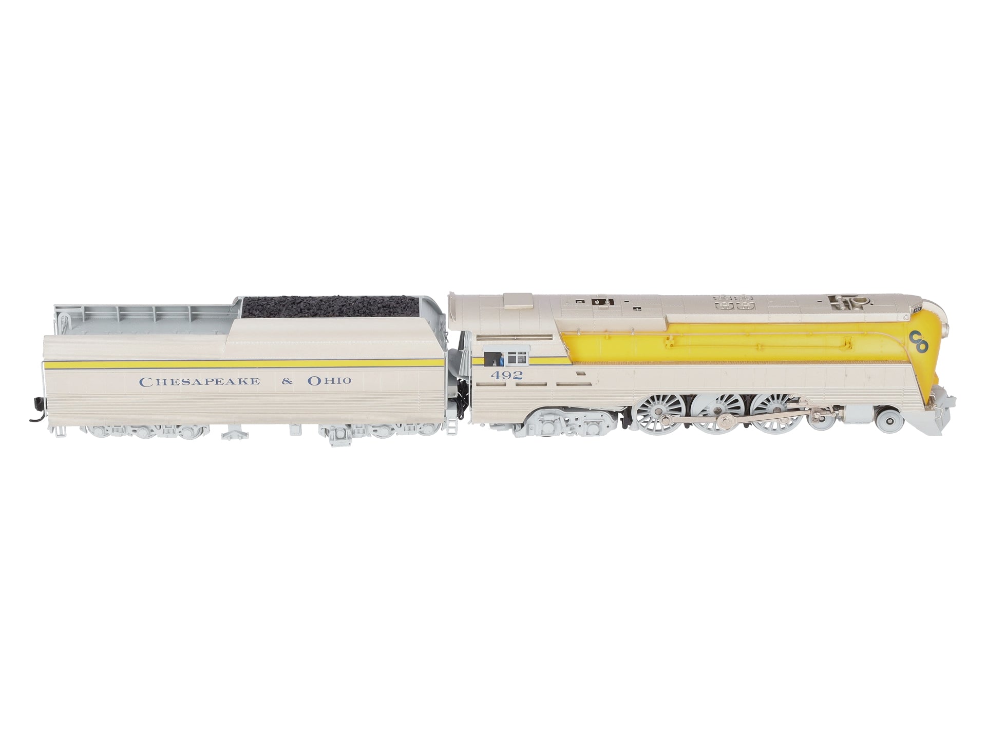 Broadway Limited 4556 HO BRASS C&O L-1 4-6-4 Hudson Steam Locomotive #492