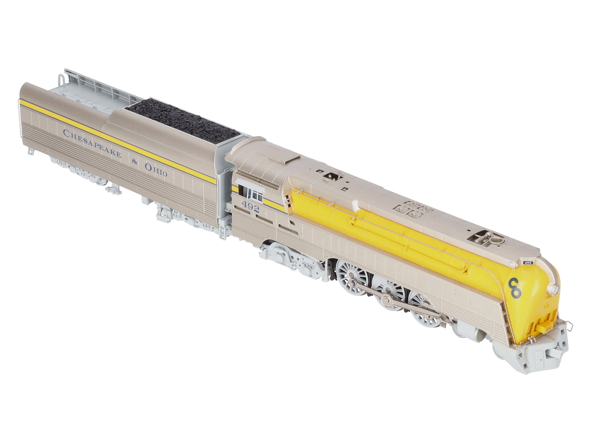 Broadway Limited 4556 HO BRASS C&O L-1 4-6-4 Hudson Steam Locomotive #492