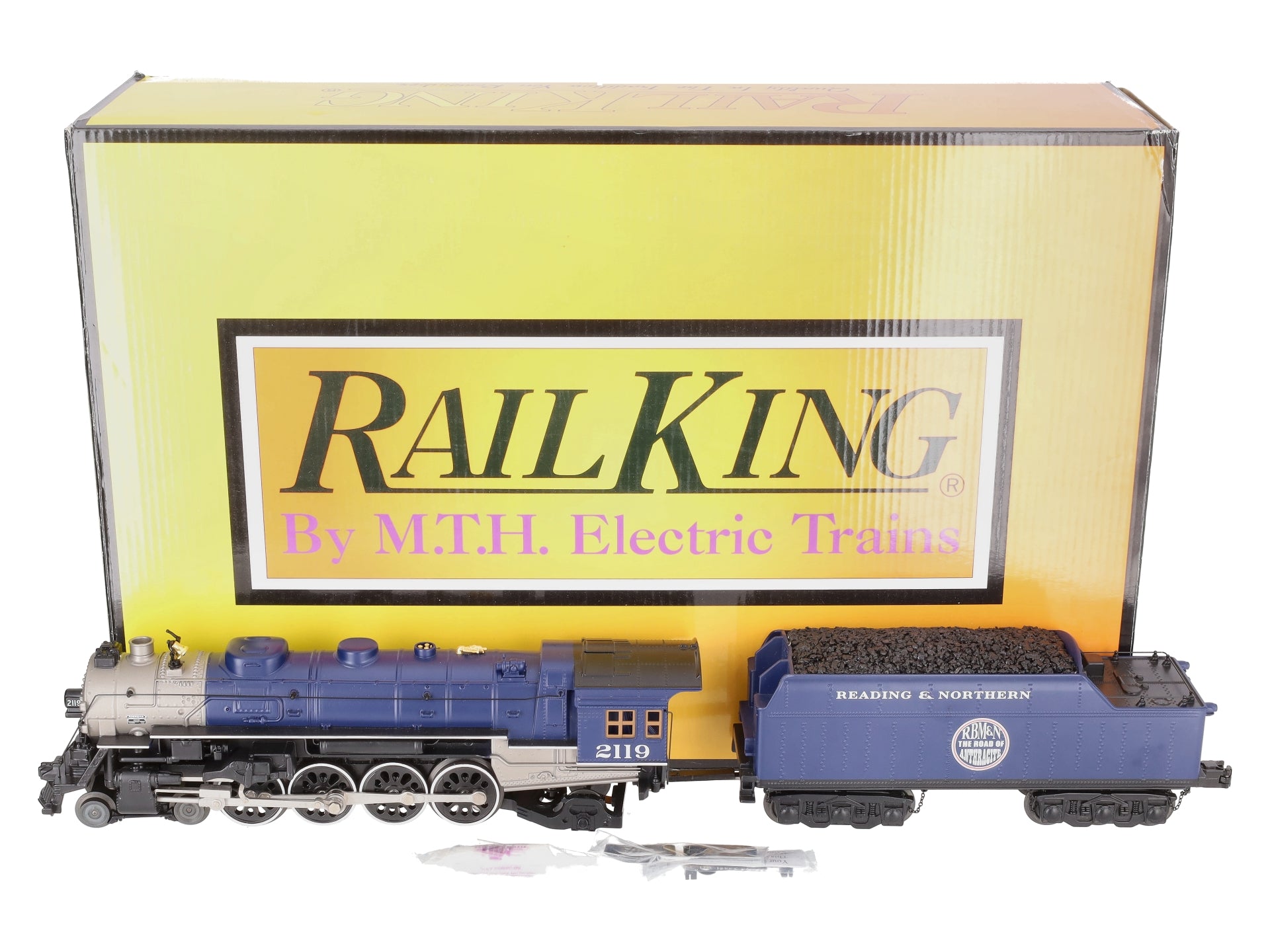 MTH 30-18321 O Reading and Northern 4-8-2 L-3 Mohawk Steam #2119 with PS 3.0