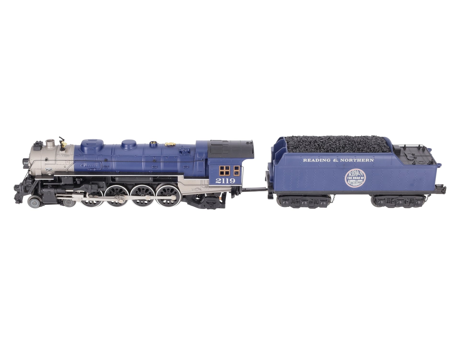 MTH 30-18321 O Reading and Northern 4-8-2 L-3 Mohawk Steam #2119 with PS 3.0